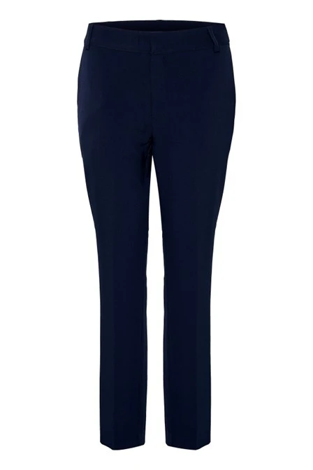 My Essential Wardrobe 26 The Tailored Straight Pant dark blue - Image 7