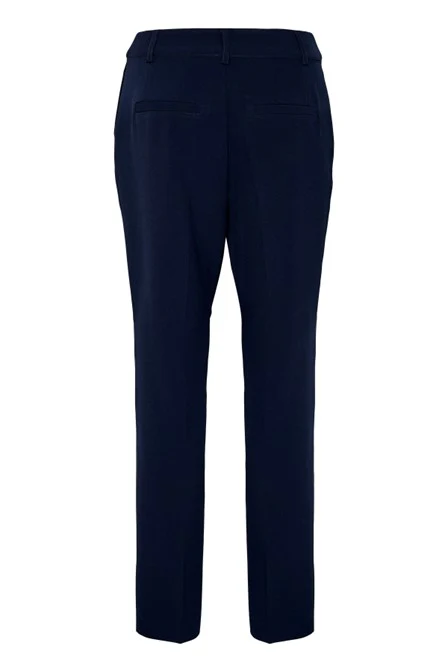 My Essential Wardrobe 26 The Tailored Straight Pant dark blue - Image 8