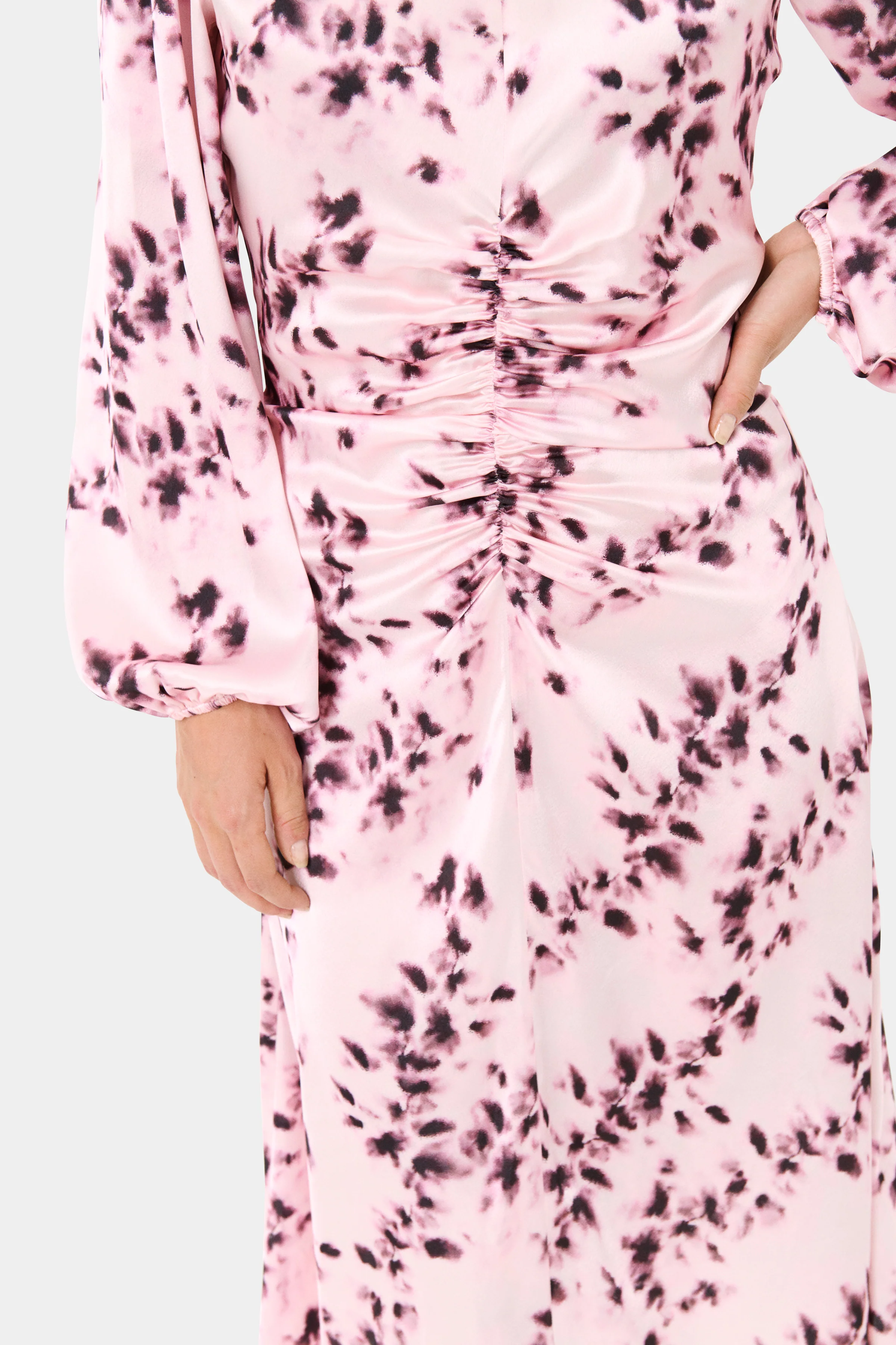 Saint Tropez NellaSZ Dress Pale Lilac Mist Blooms - Image 3