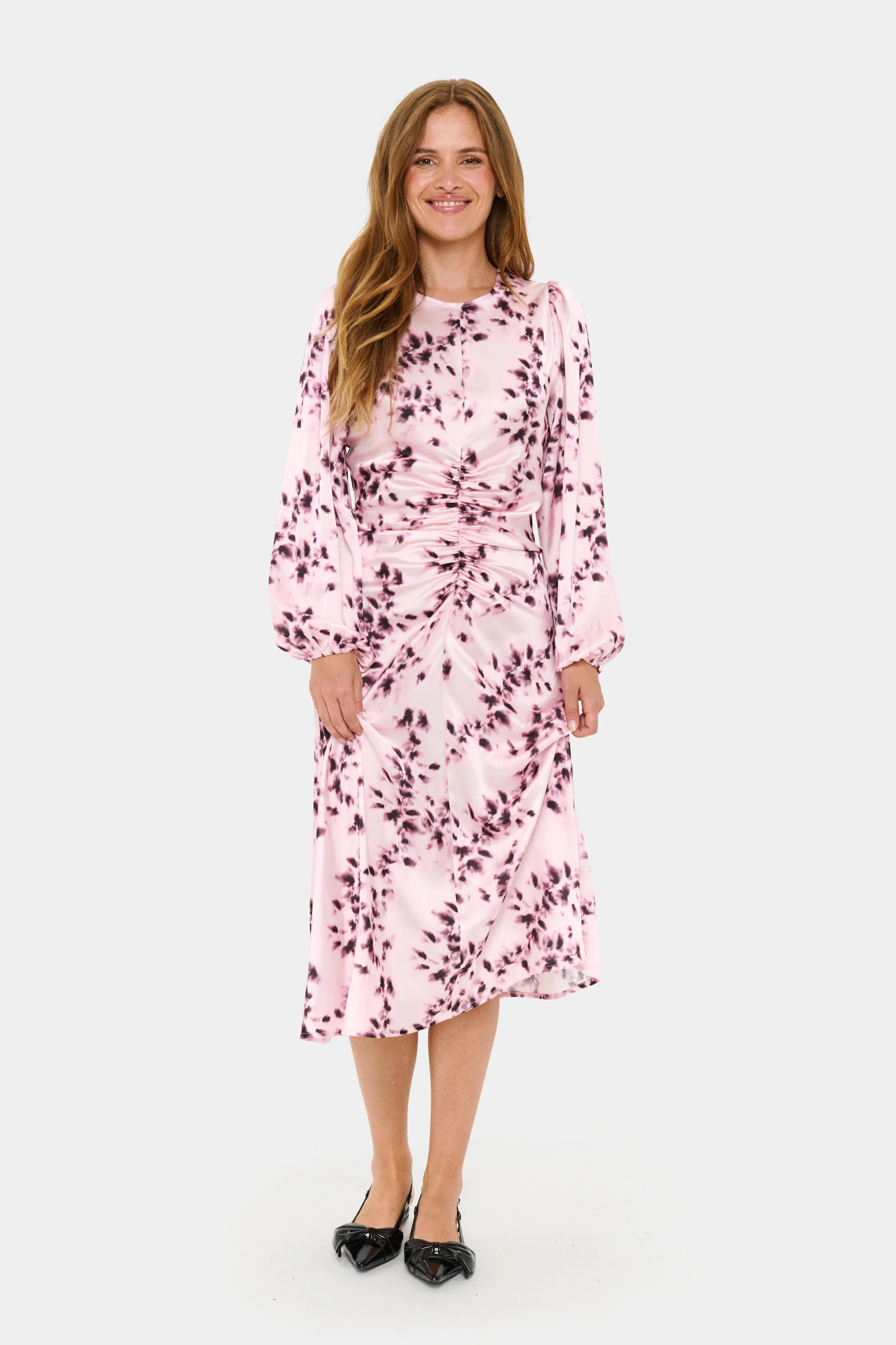 Saint Tropez NellaSZ Dress Pale Lilac Mist Blooms - Image 4
