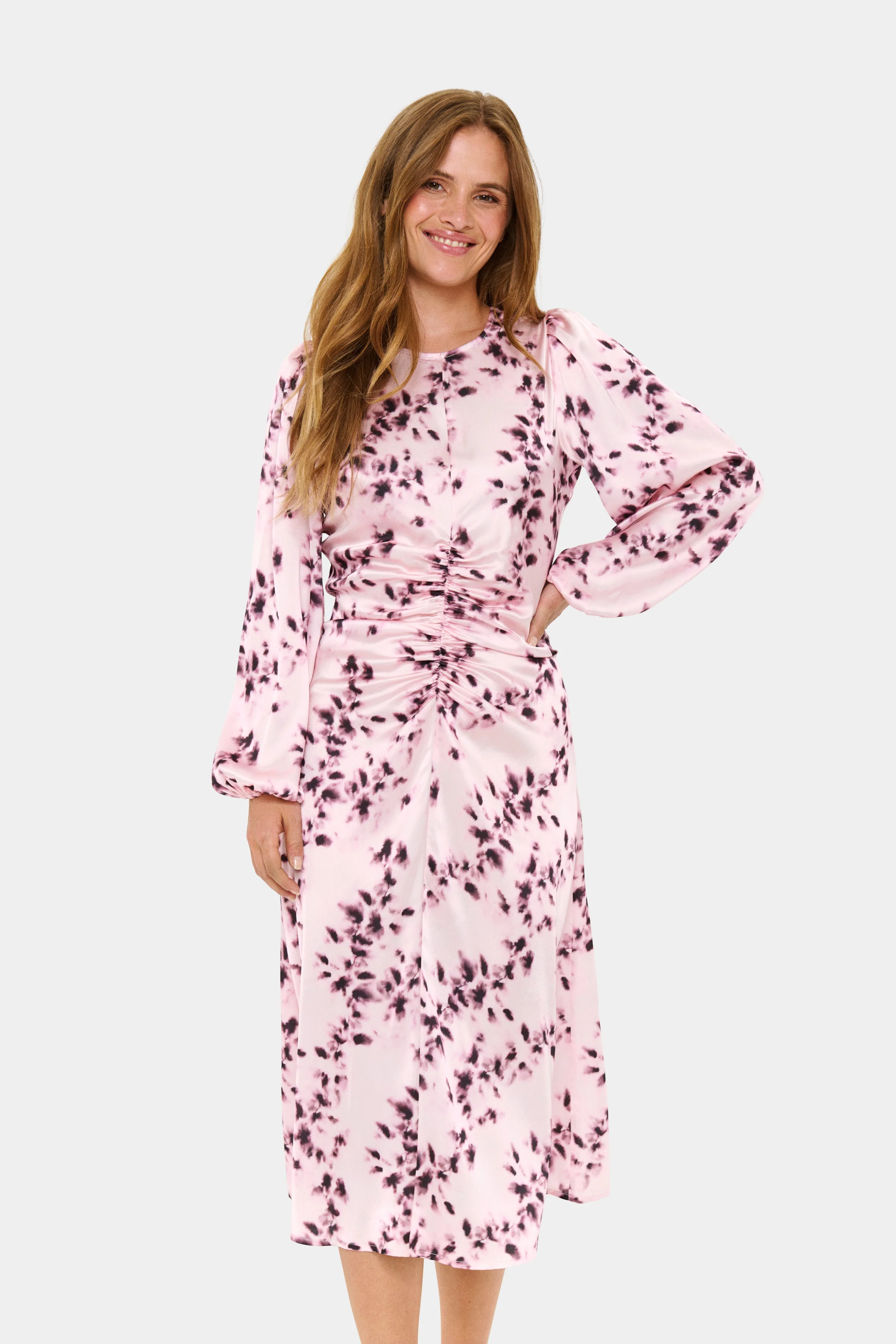 Saint Tropez NellaSZ Dress Pale Lilac Mist Blooms - Image 5