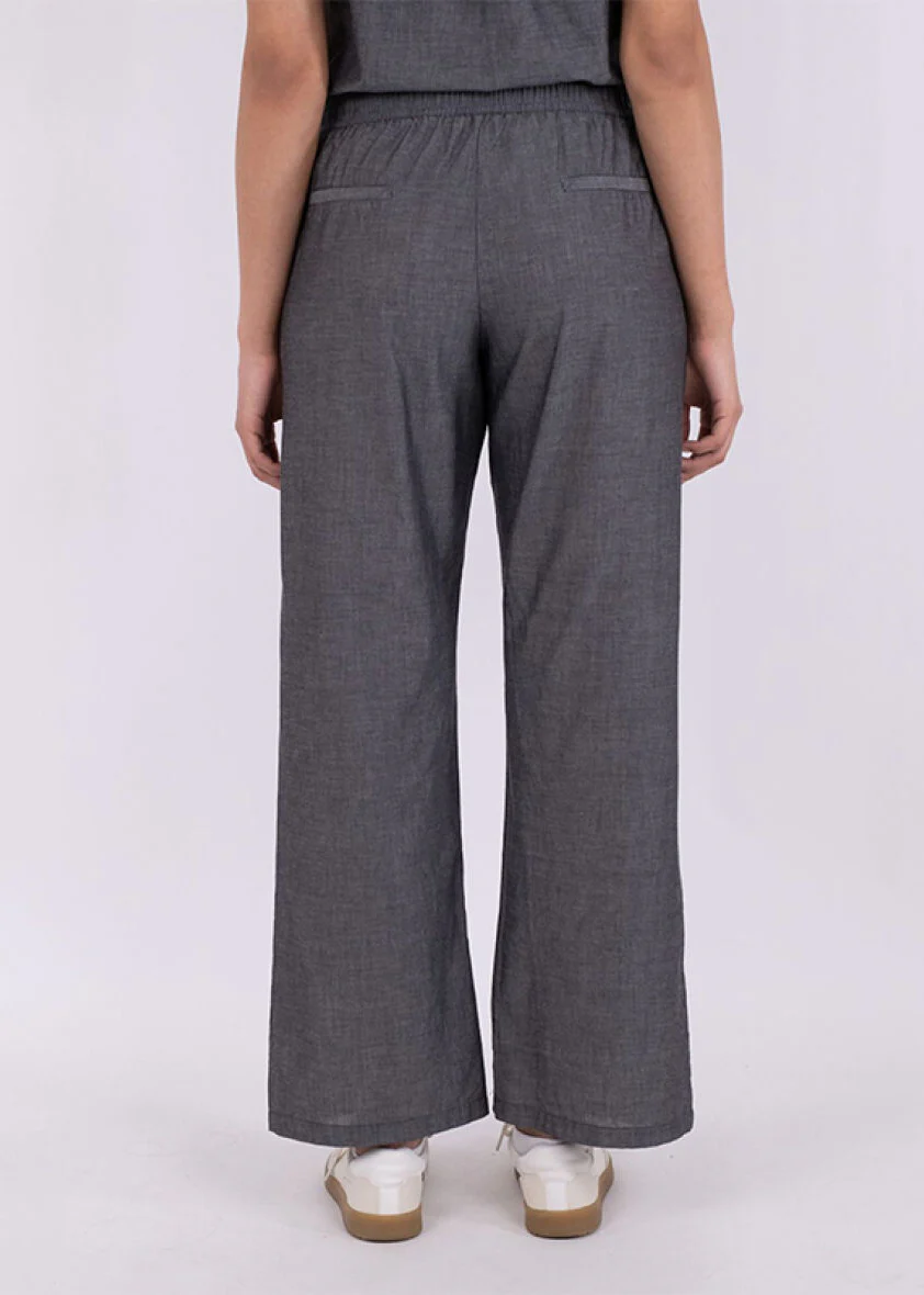 Neo Noir Astra Chambray Pants Black - Image 2