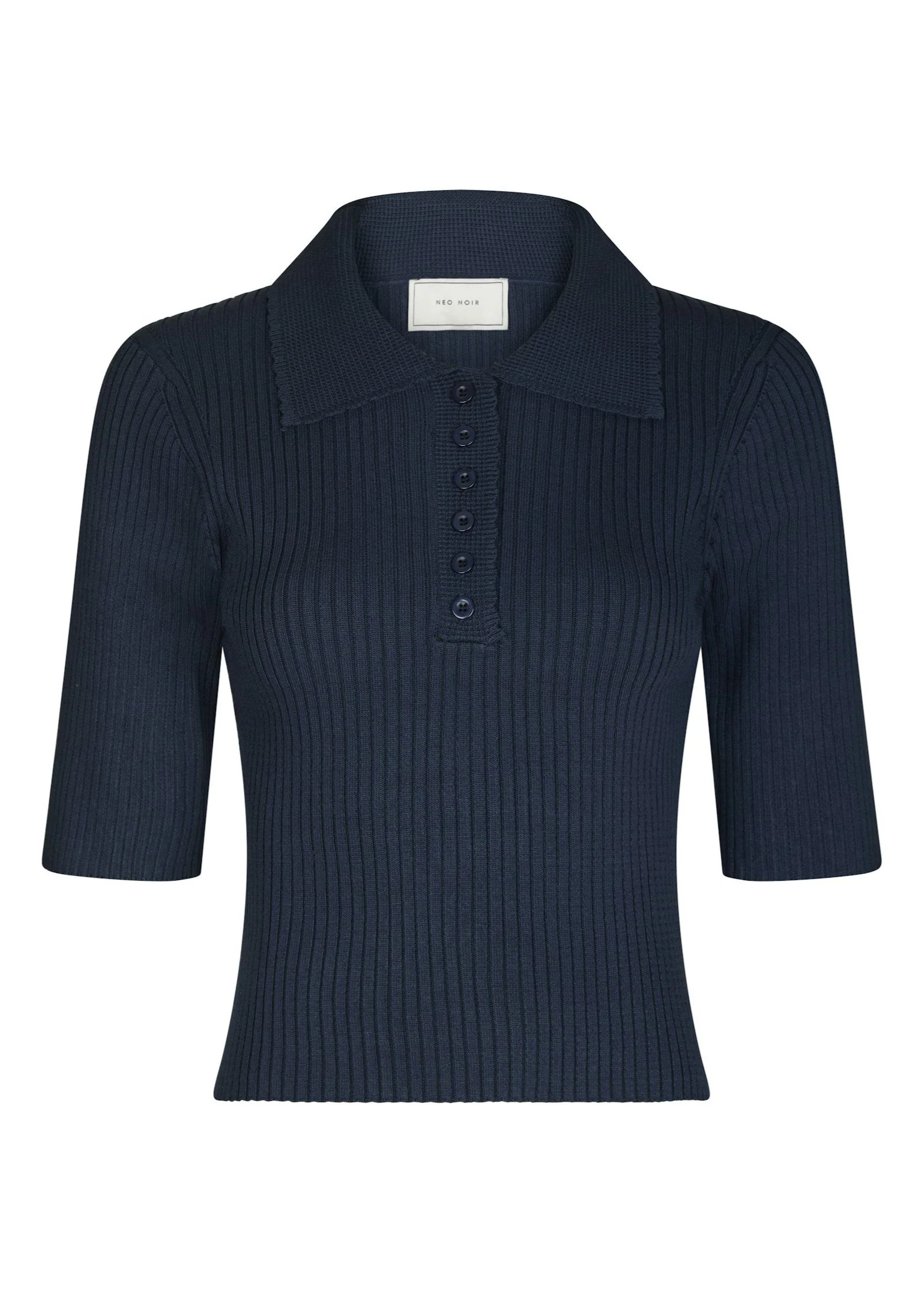 Neo Noir Balidira Knit Polo navy - Image 3