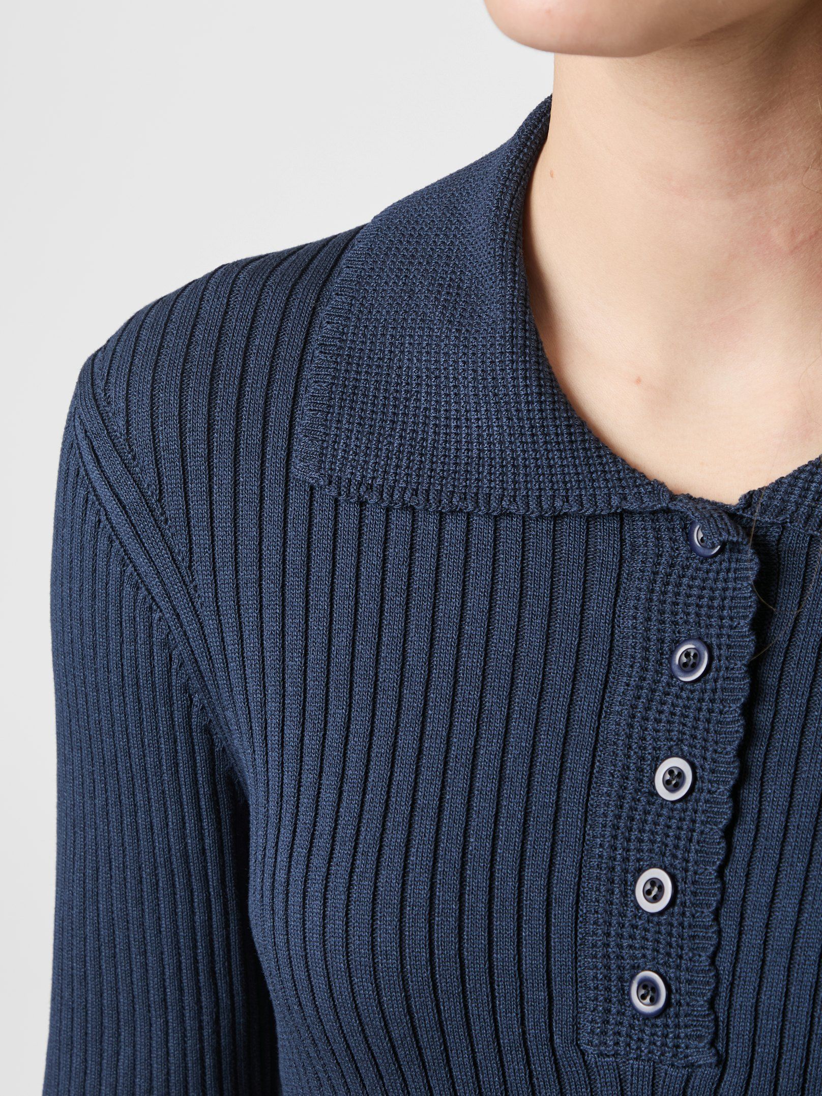 Neo Noir Balidira Knit Polo navy - Image 8