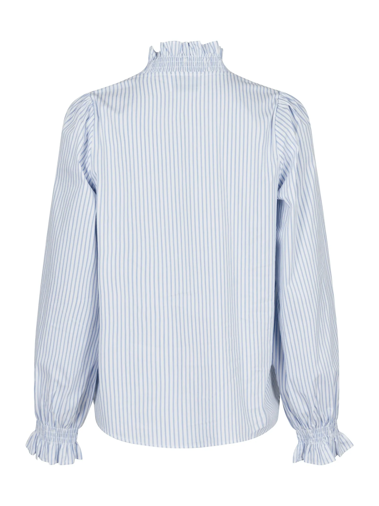 Neo Noir Brielle Stripe Shirt White Light Blue - Image 7