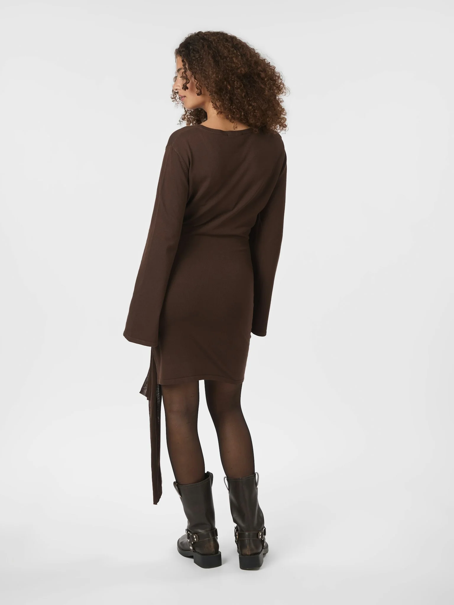Neo Noir Cici knit dress brown - Image 13