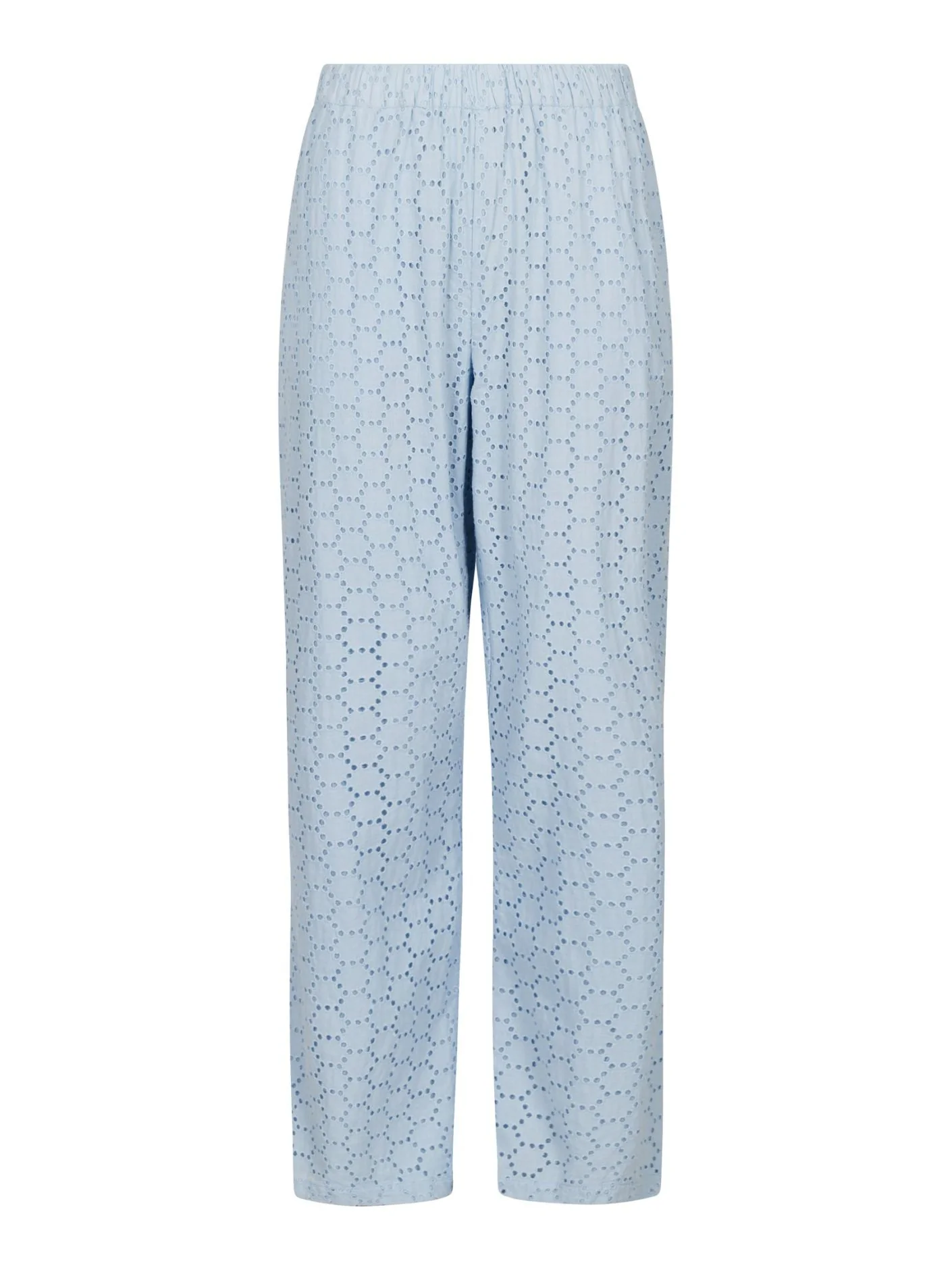 Neo Noir Claira Broderie pants light blue - Image 3