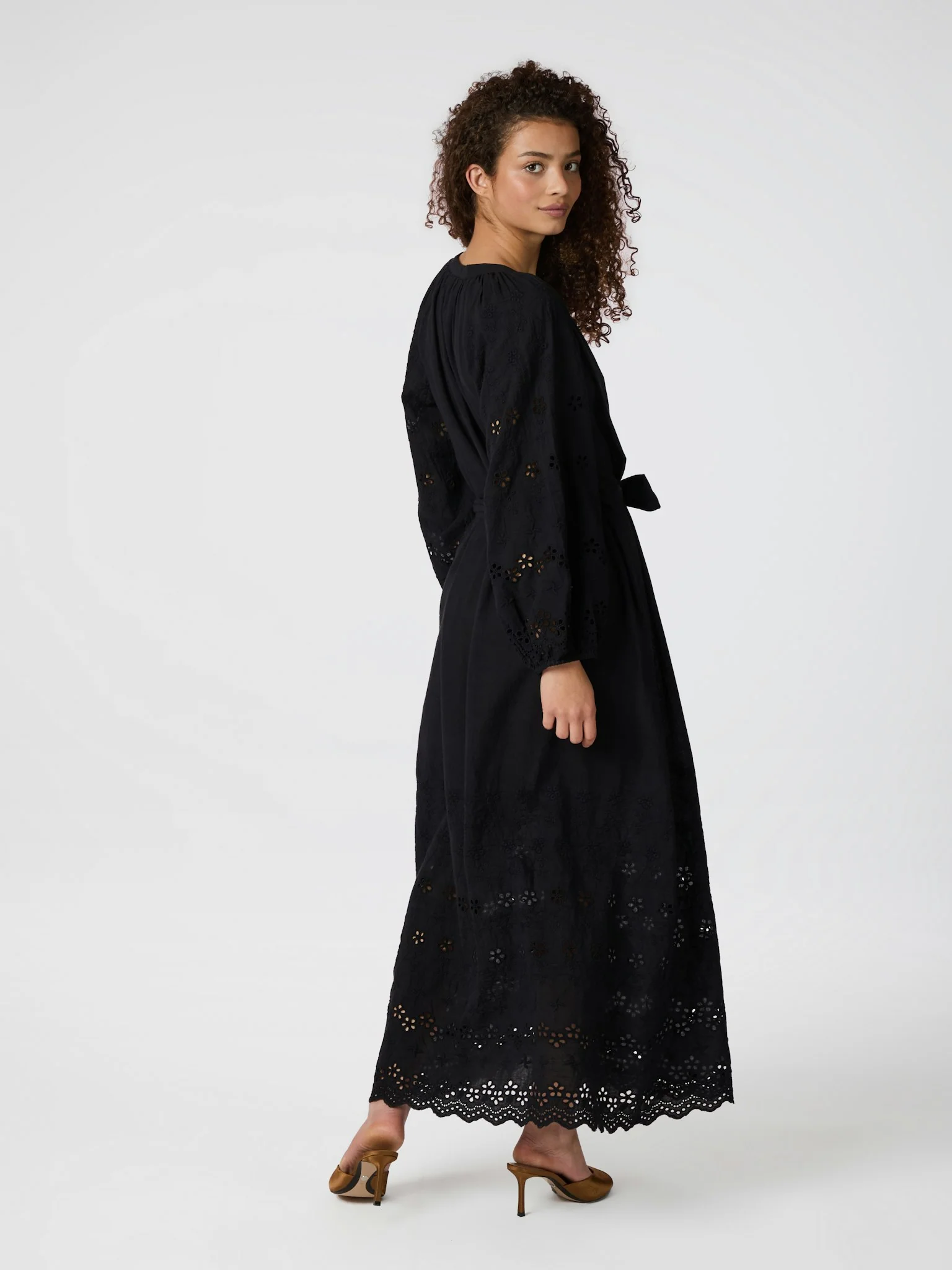 Neo Noir Colette Embroidery Dress Black - Image 4