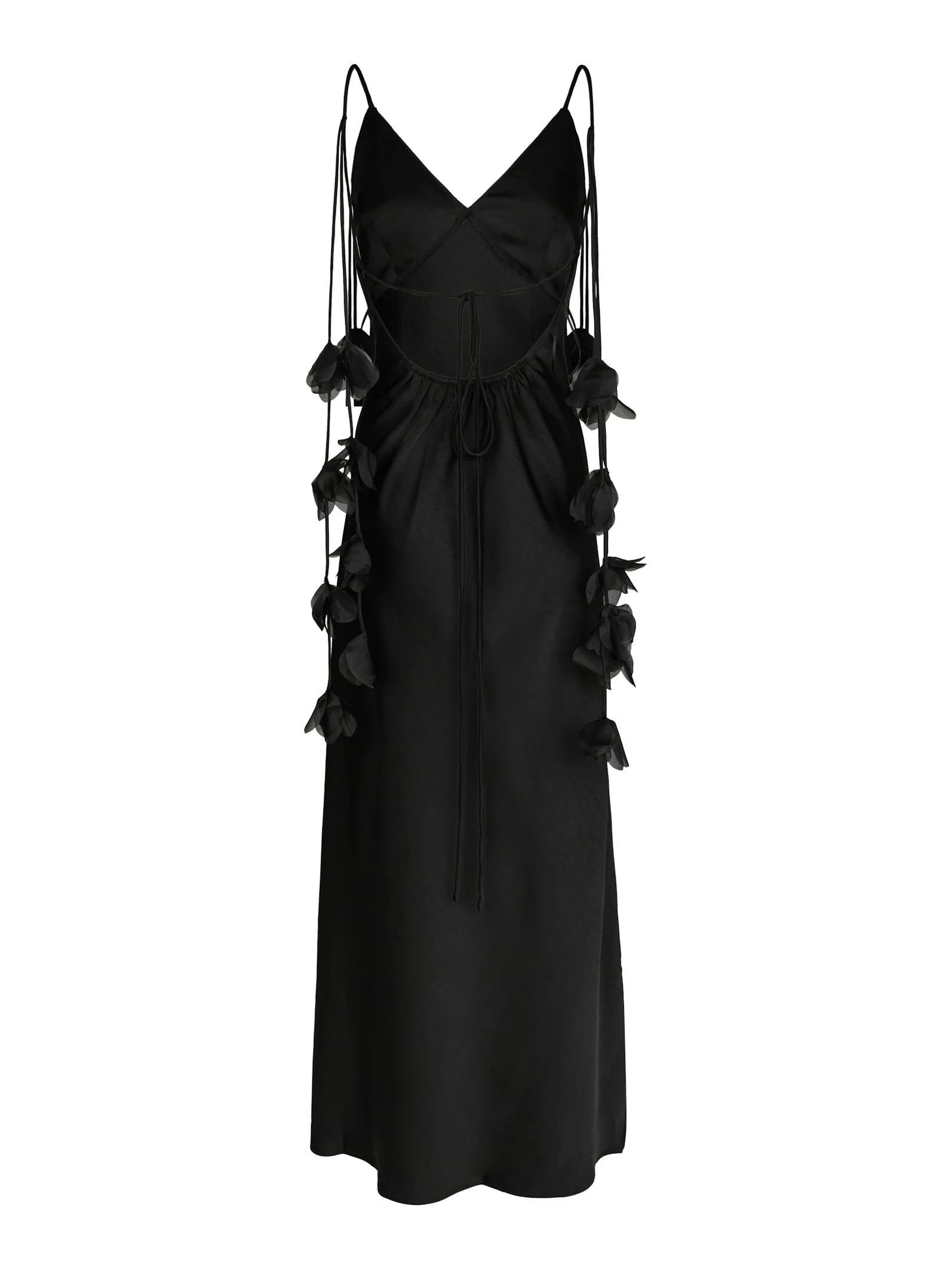 Neo Noir Colly Heavy Satin Dress black - Image 8