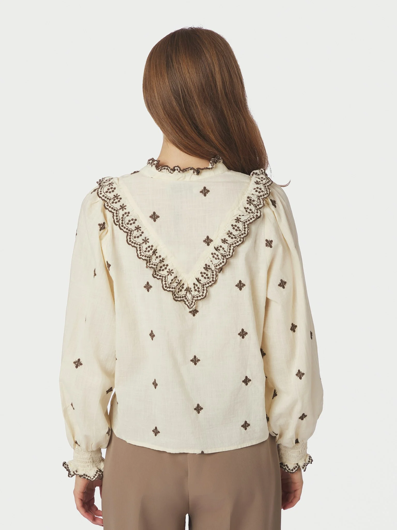Neo Noir Degas Blouse Light Yellow/Brown - Image 4