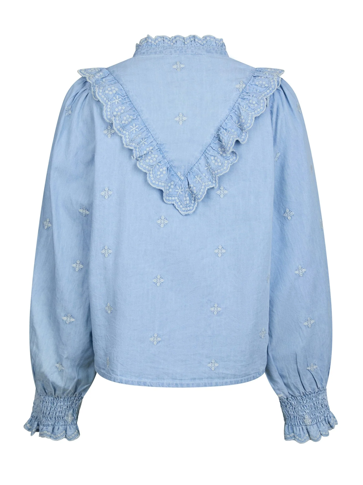 Neo Noir Degas Denim Blouse Light Blue - Image 4