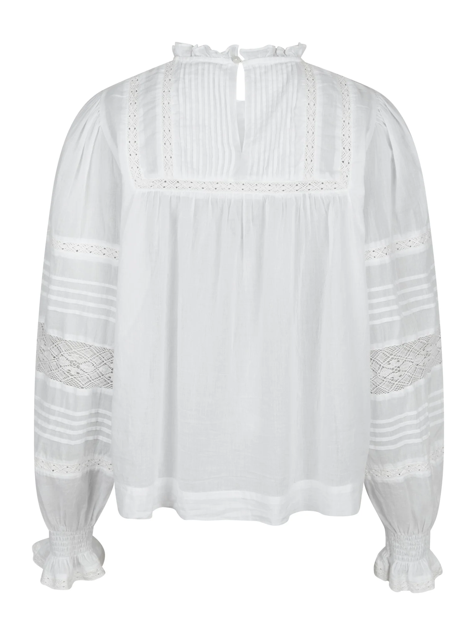 Neo Noir Ebba S Voile Blouse White - Image 5