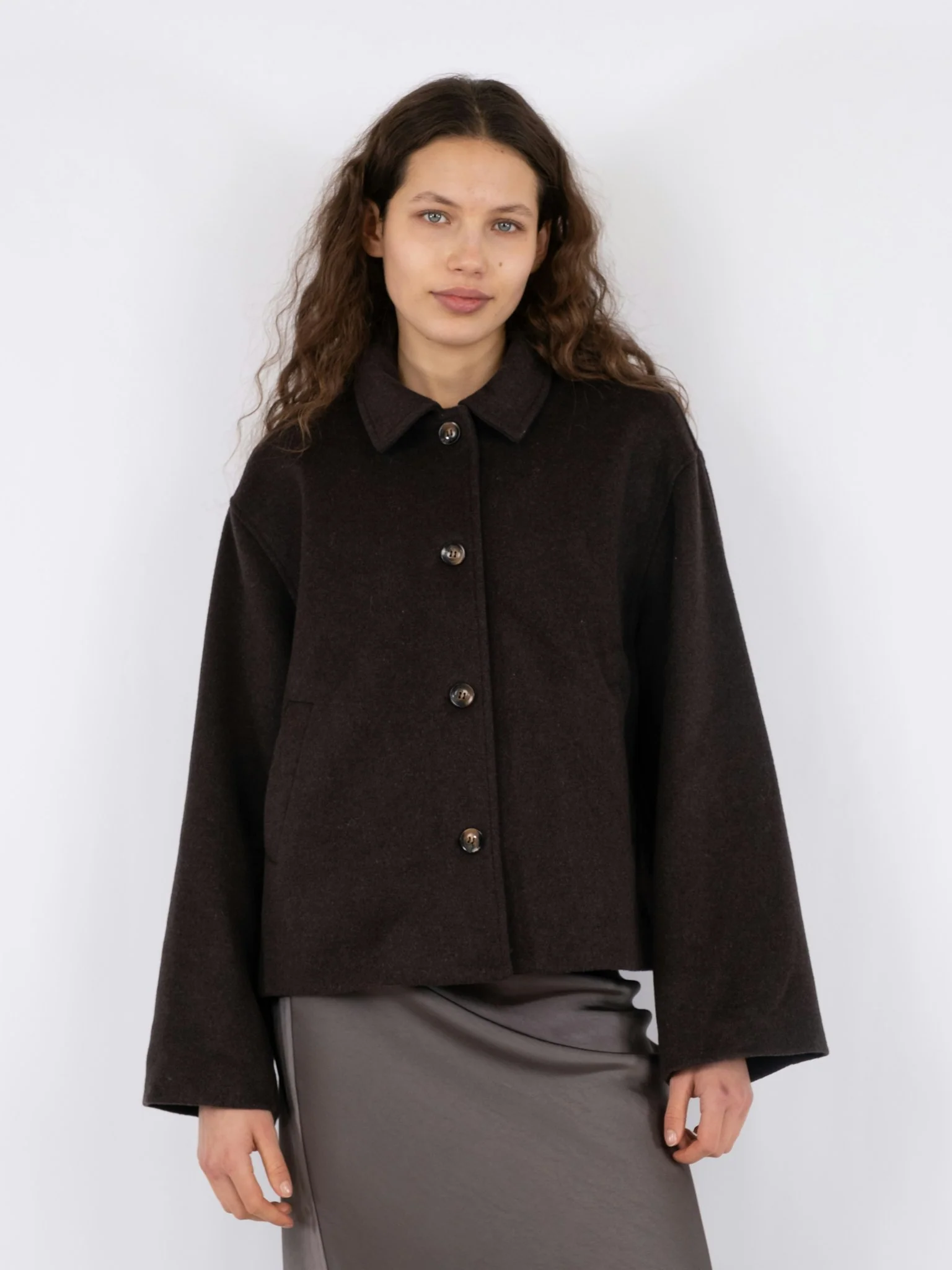 Neo Noir Hamra Wool Jacket Grey Melange - Image 10
