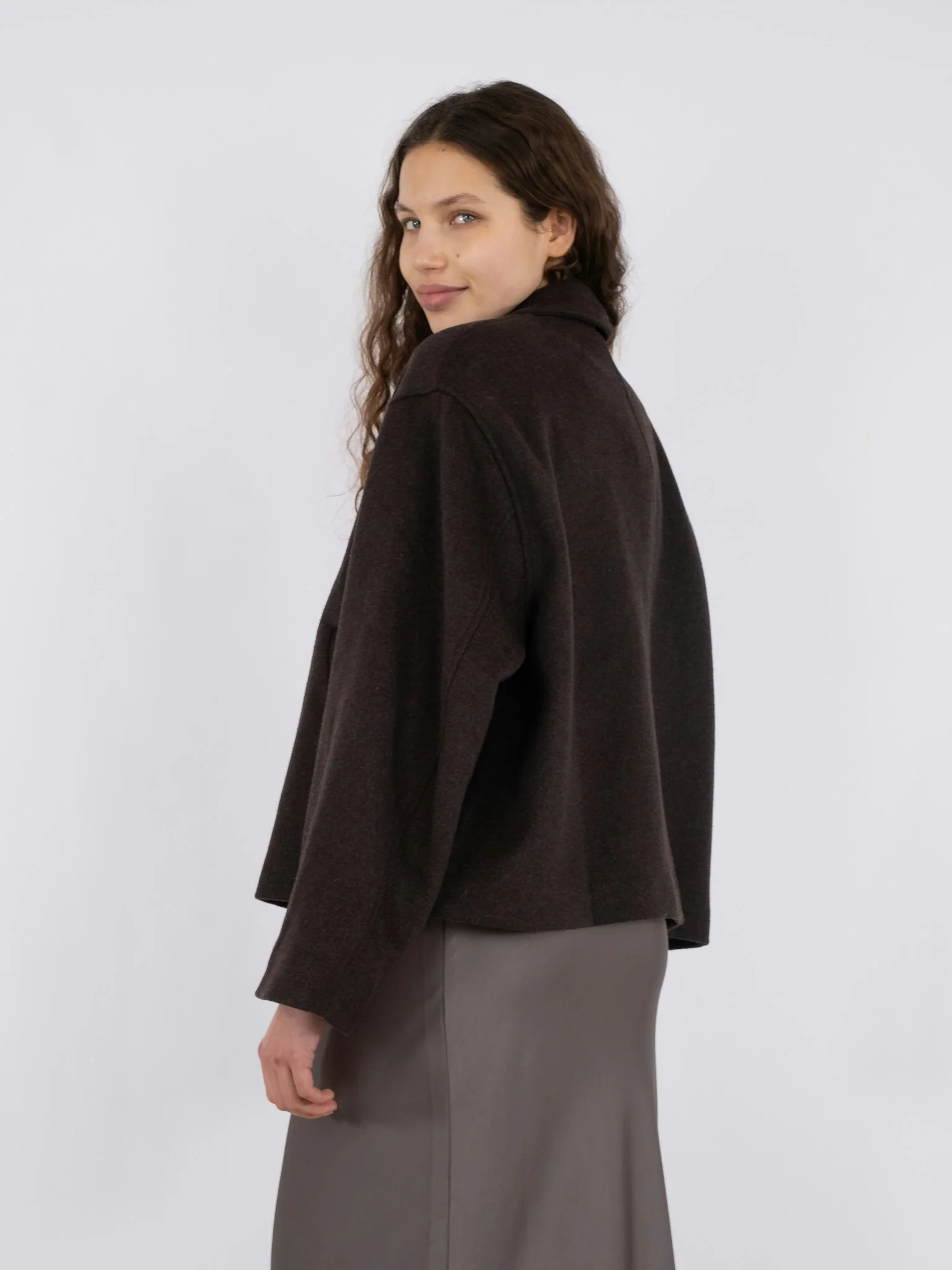 Neo Noir Hamra Wool Jacket Grey Melange - Image 13
