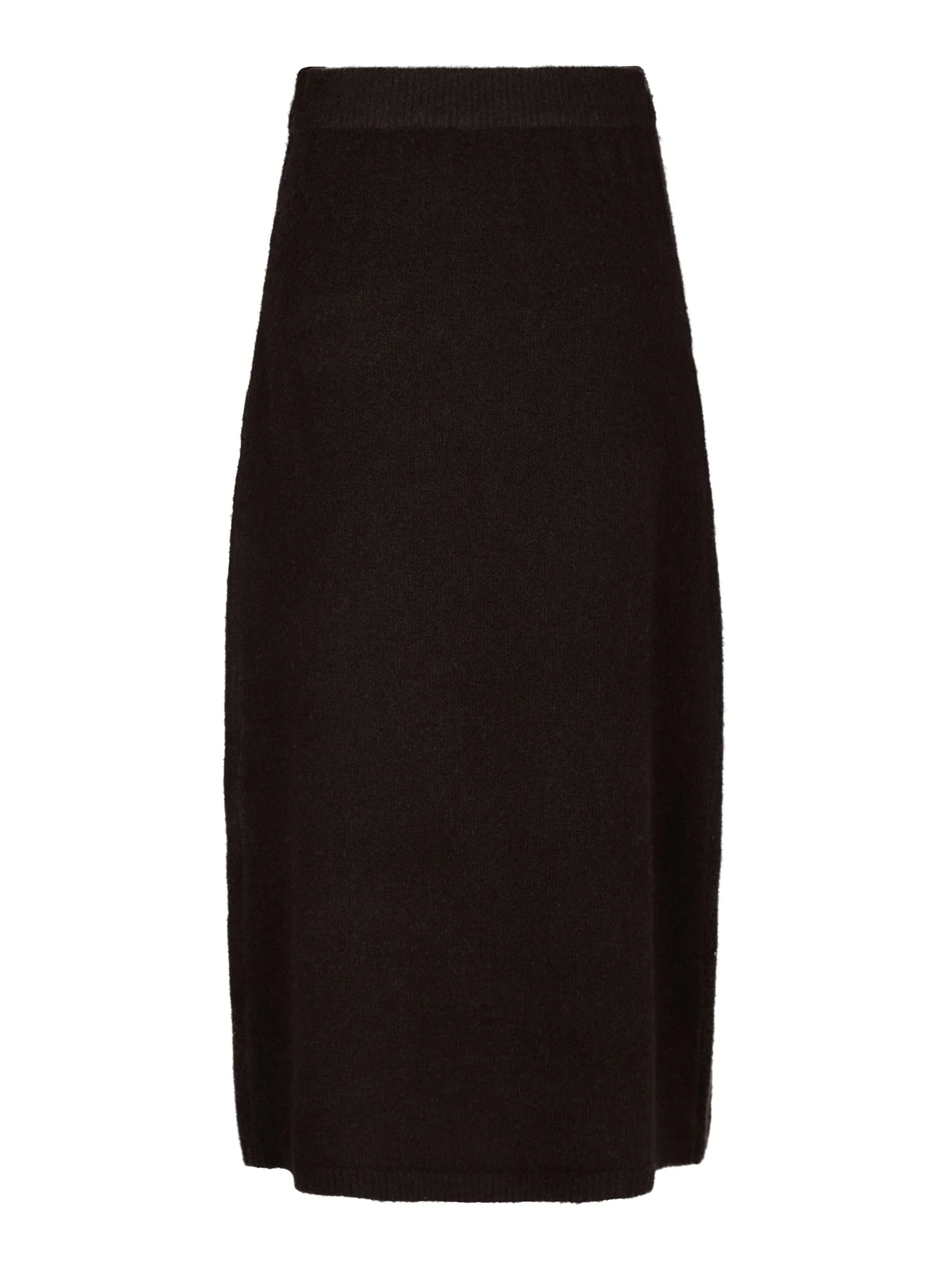 Neo Noir Hynne Knit Skirt Dark Brown - Image 4