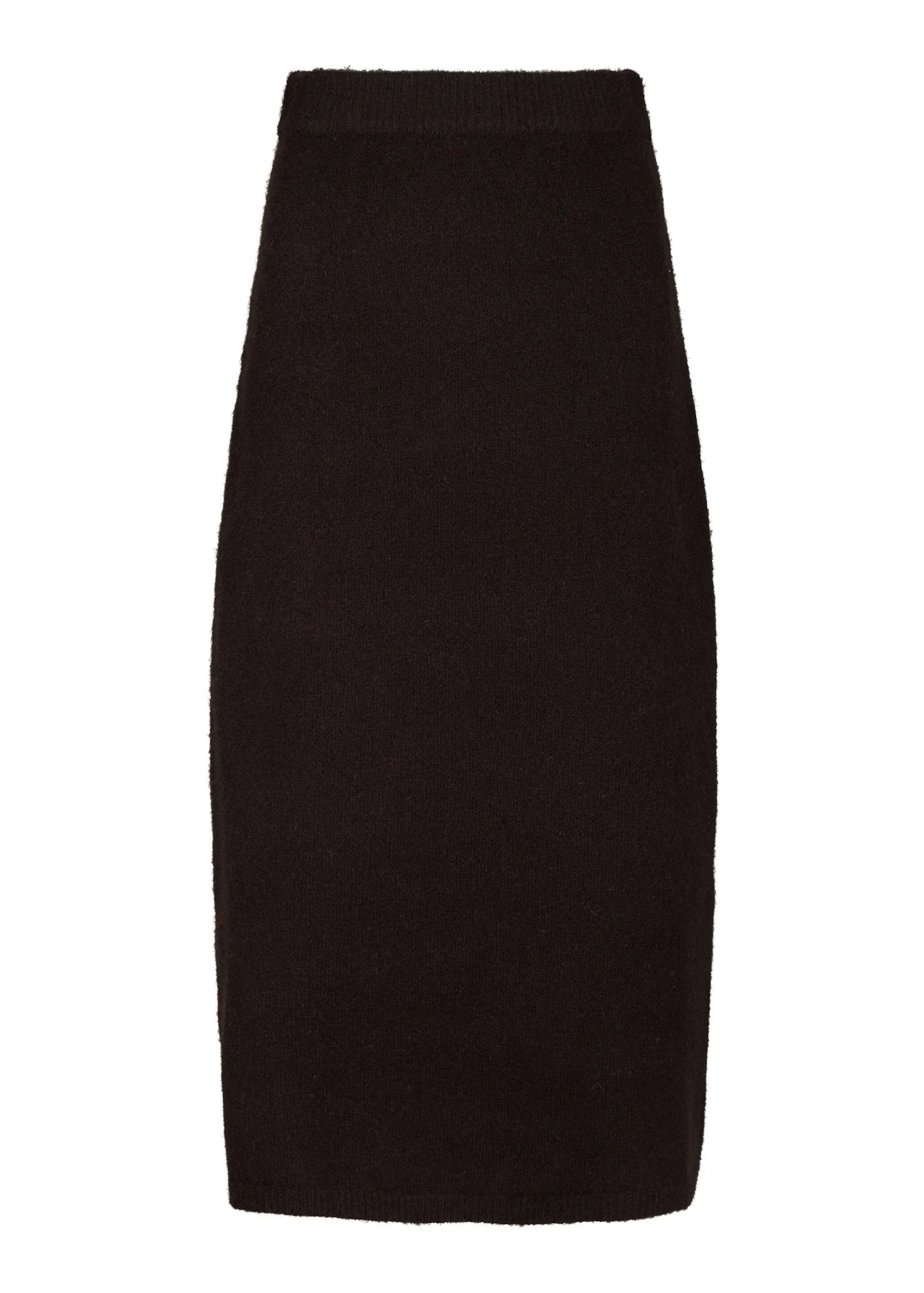 Neo Noir Hynne Knit Skirt Dark Brown - Image 5