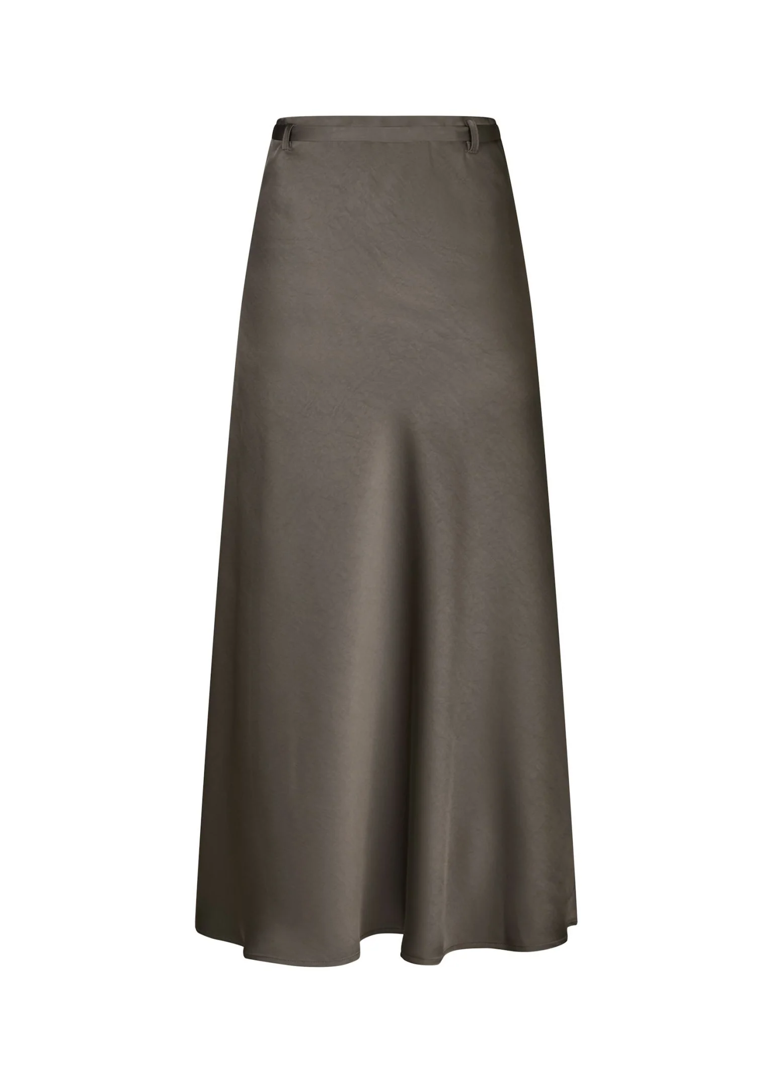 Neo Noir Innell Heavy Sateen Skirt warm grey - Image 7