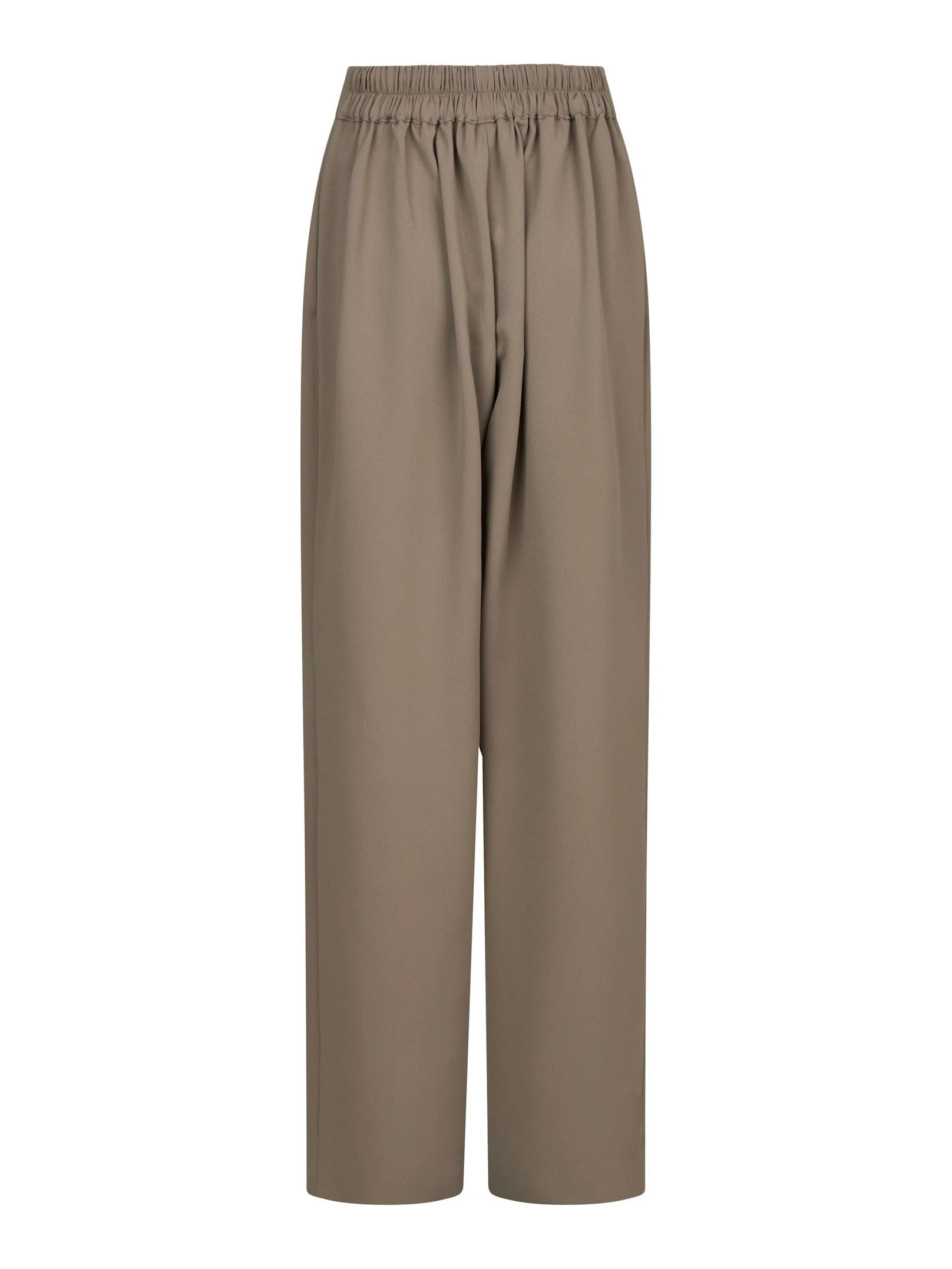 Neo Noir Lunet Crepe Pants Taupe - Image 3