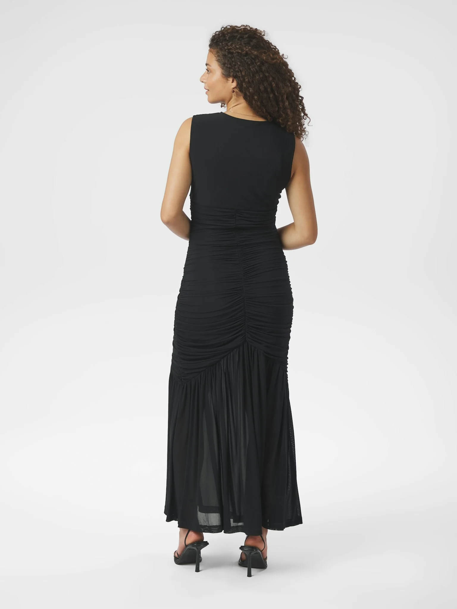 Neo Noir Markeni Mesh Dress Black - Image 4