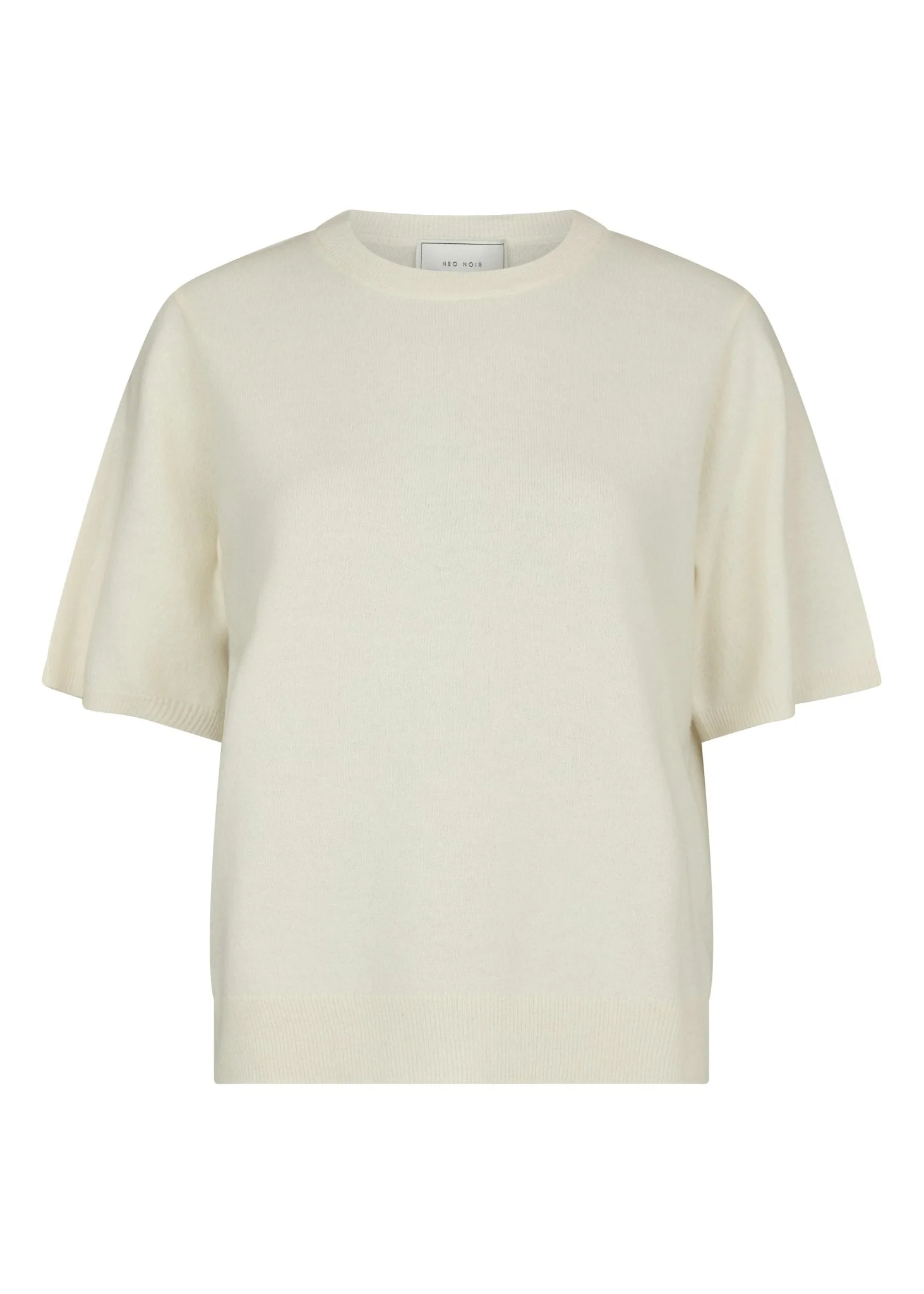 Neo Noir Missy Knit Tee Creme - Image 2