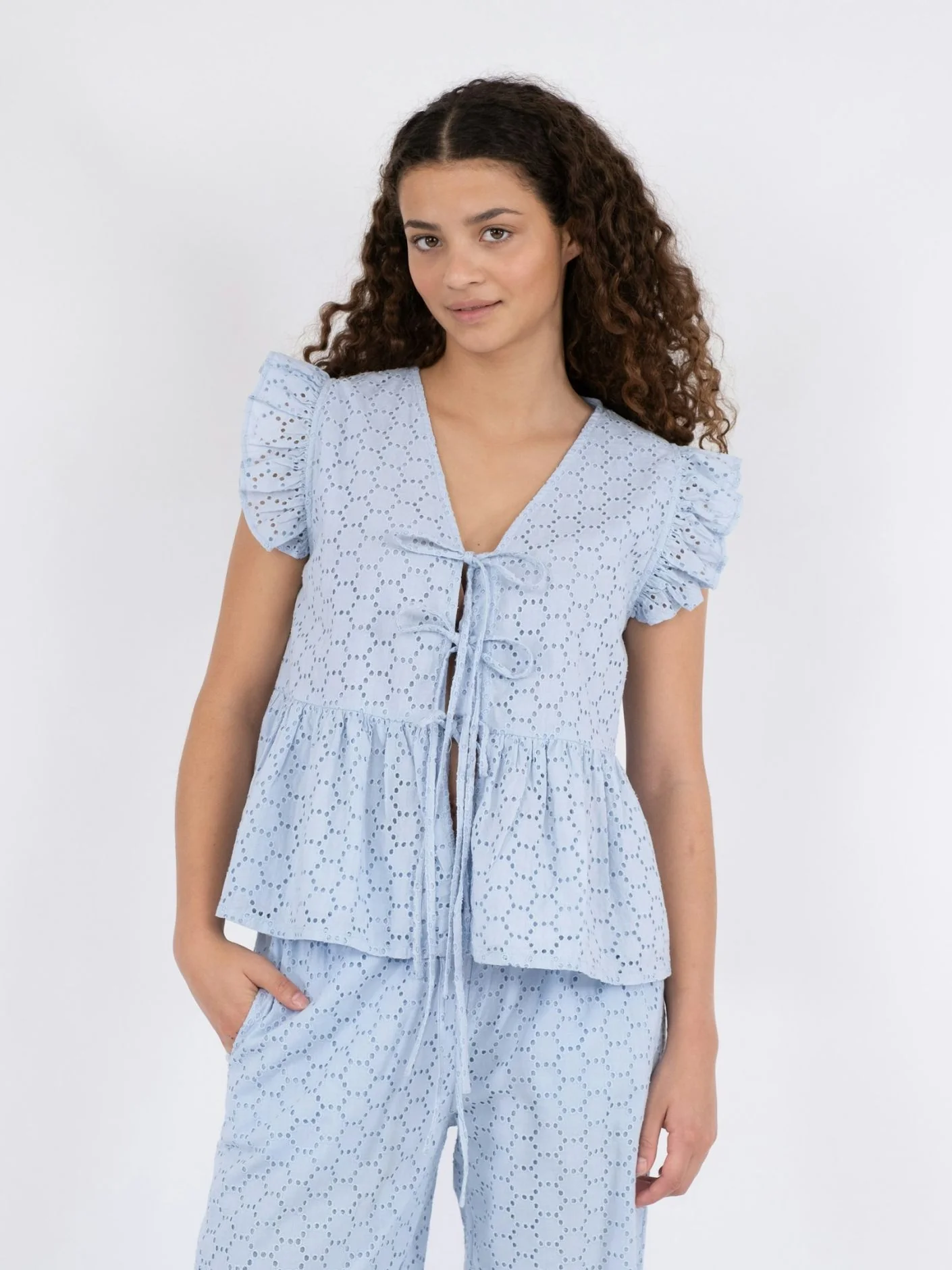 Neo Noir Palasi top Light blue - Image 4