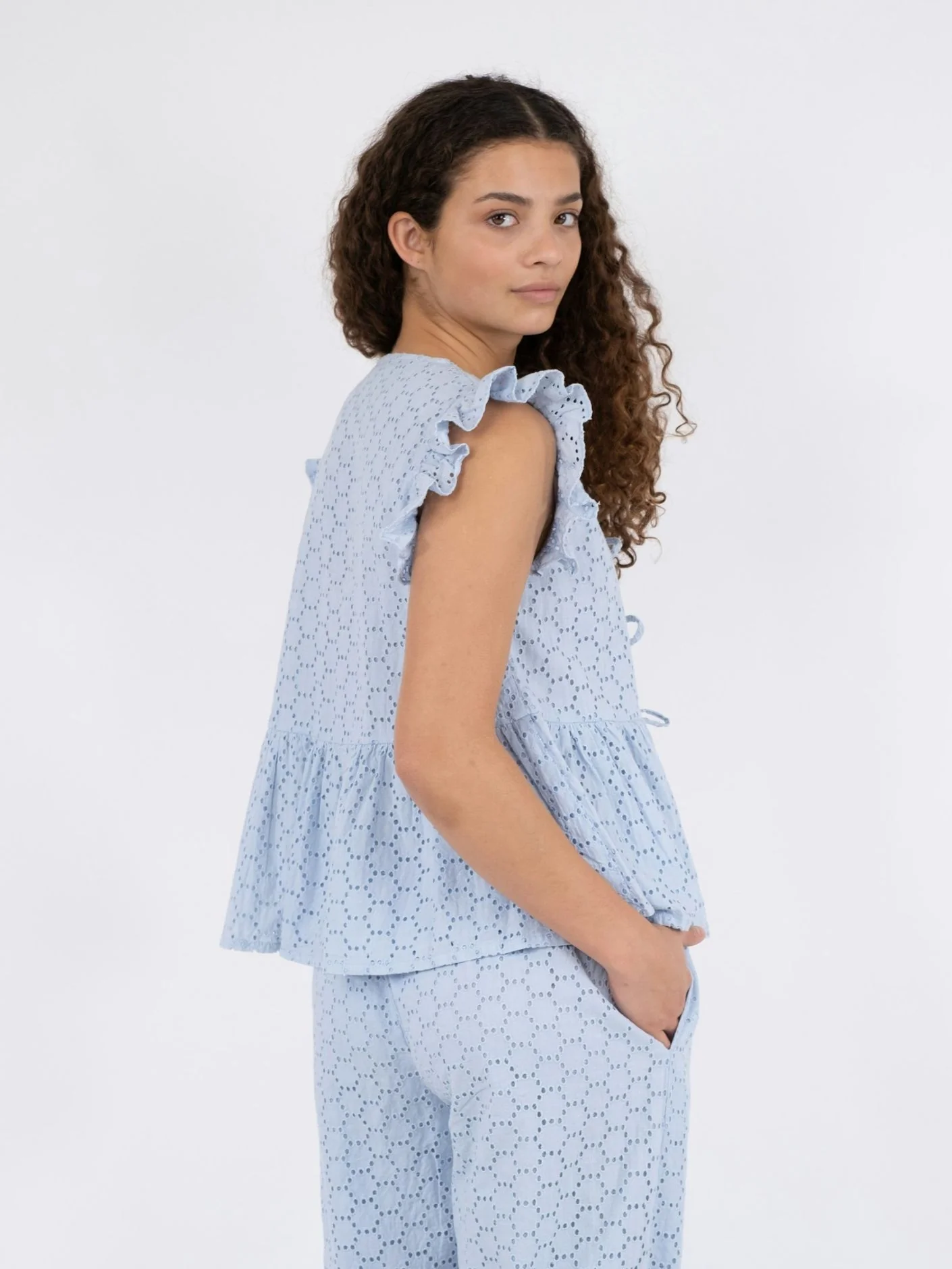 Neo Noir Palasi top Light blue - Image 5