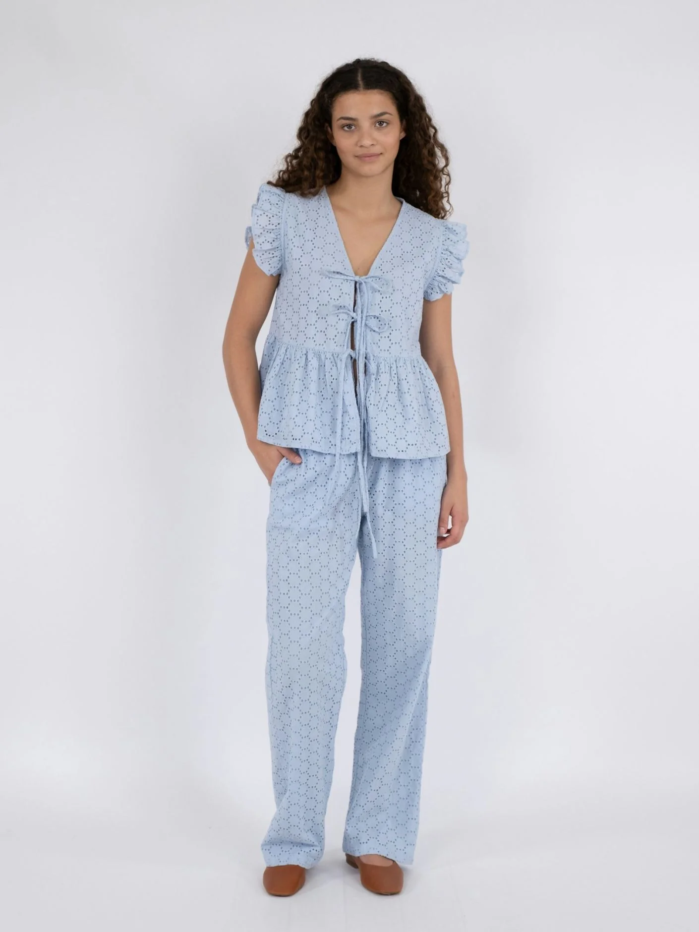 Neo Noir Palasi top Light blue - Image 6
