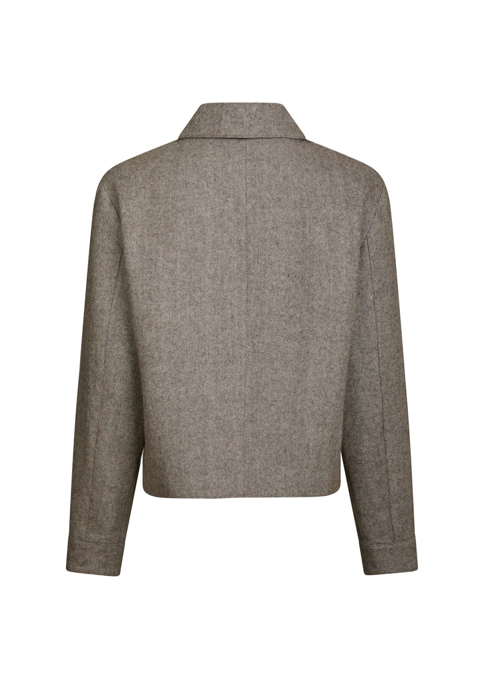 Neo Noir Romana Herringbone Jacket dusty brown - Image 8