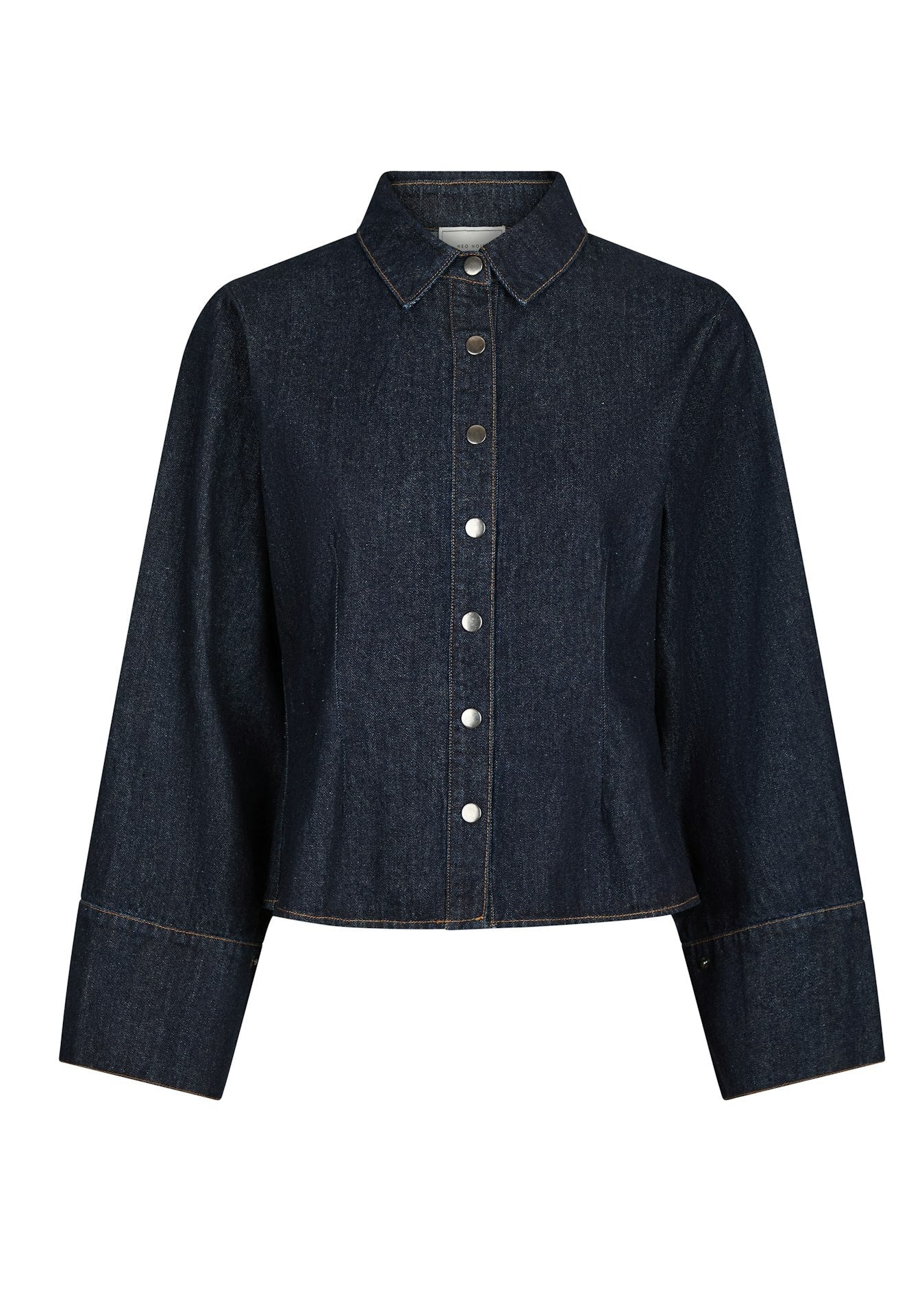 Neo Noir Rosa Denim Shirt Dark Blue - Image 2