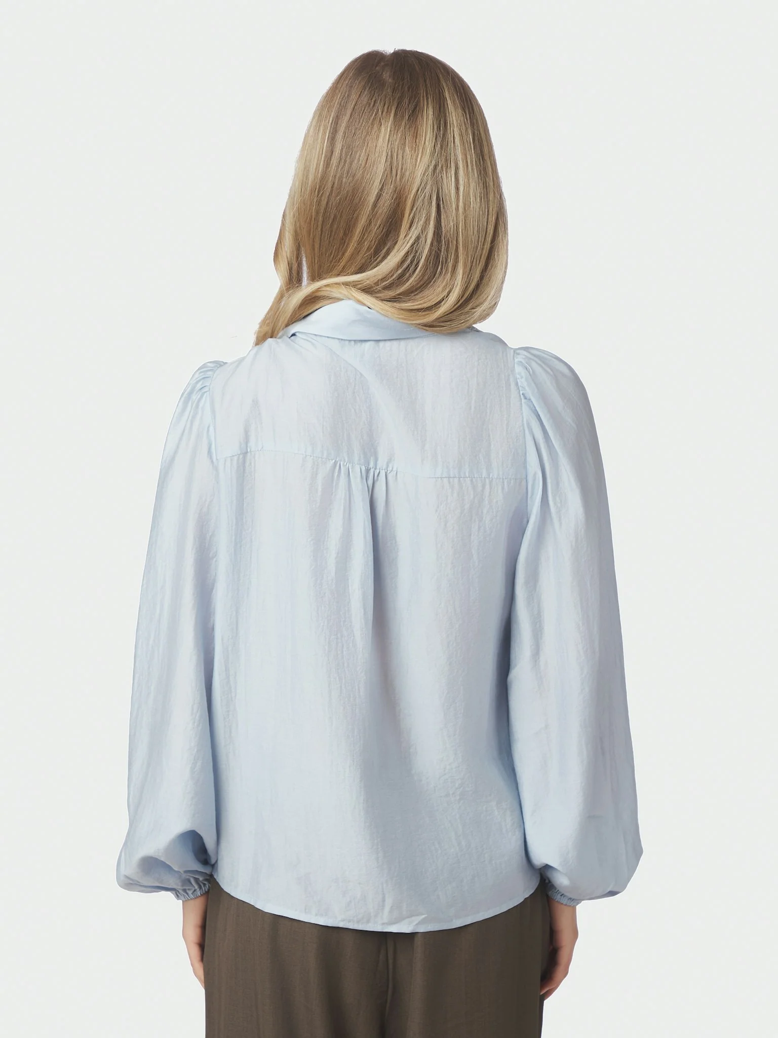 Neo Noir Selene Crisp Blouse Light Blue - Image 4
