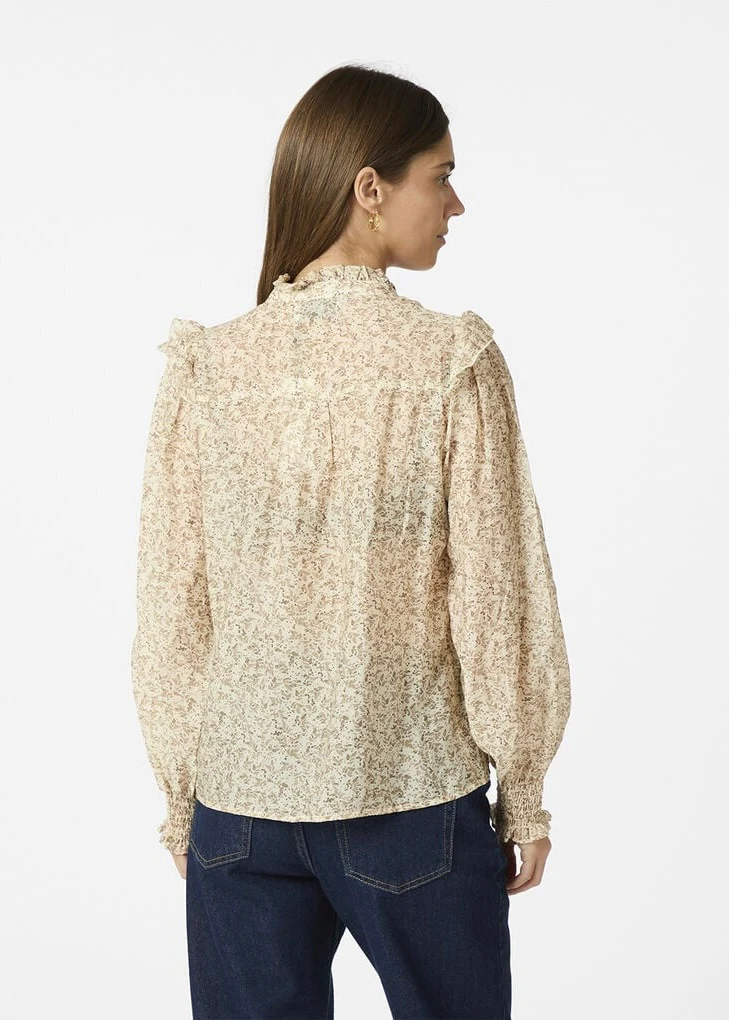 Neo Noir Selfina Graphic Flower Blouse - Image 6