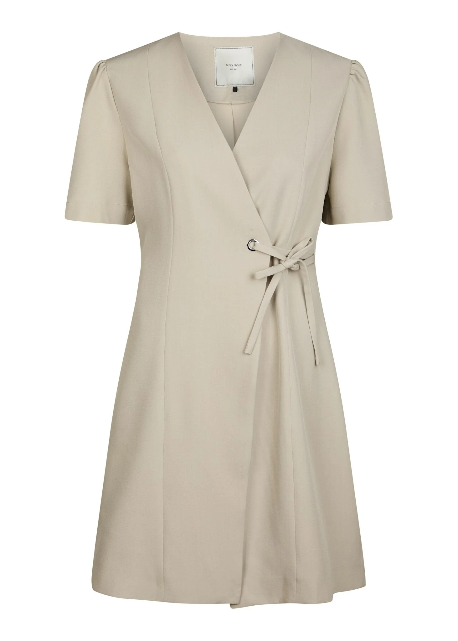 Neo Noir Sendita Eyelet Dress Sand - Image 2