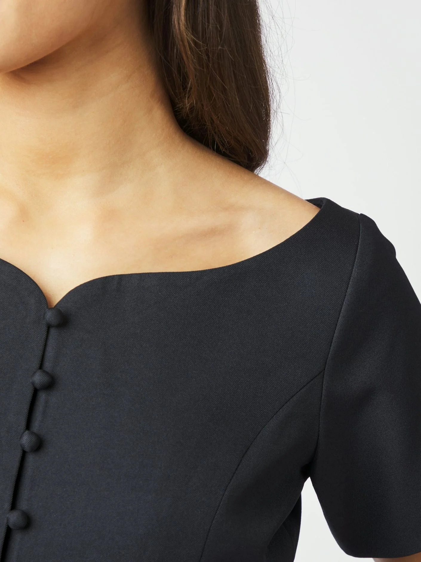 Neo Noir Tango Structure Top dark navy - Image 4