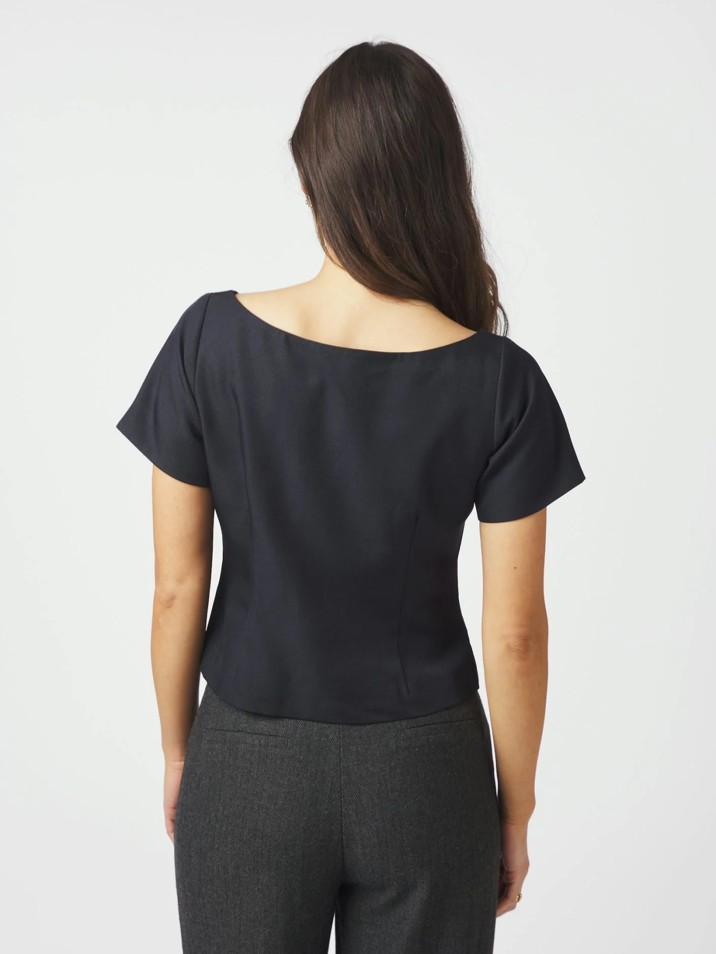 Neo Noir Tango Structure Top dark navy - Image 5