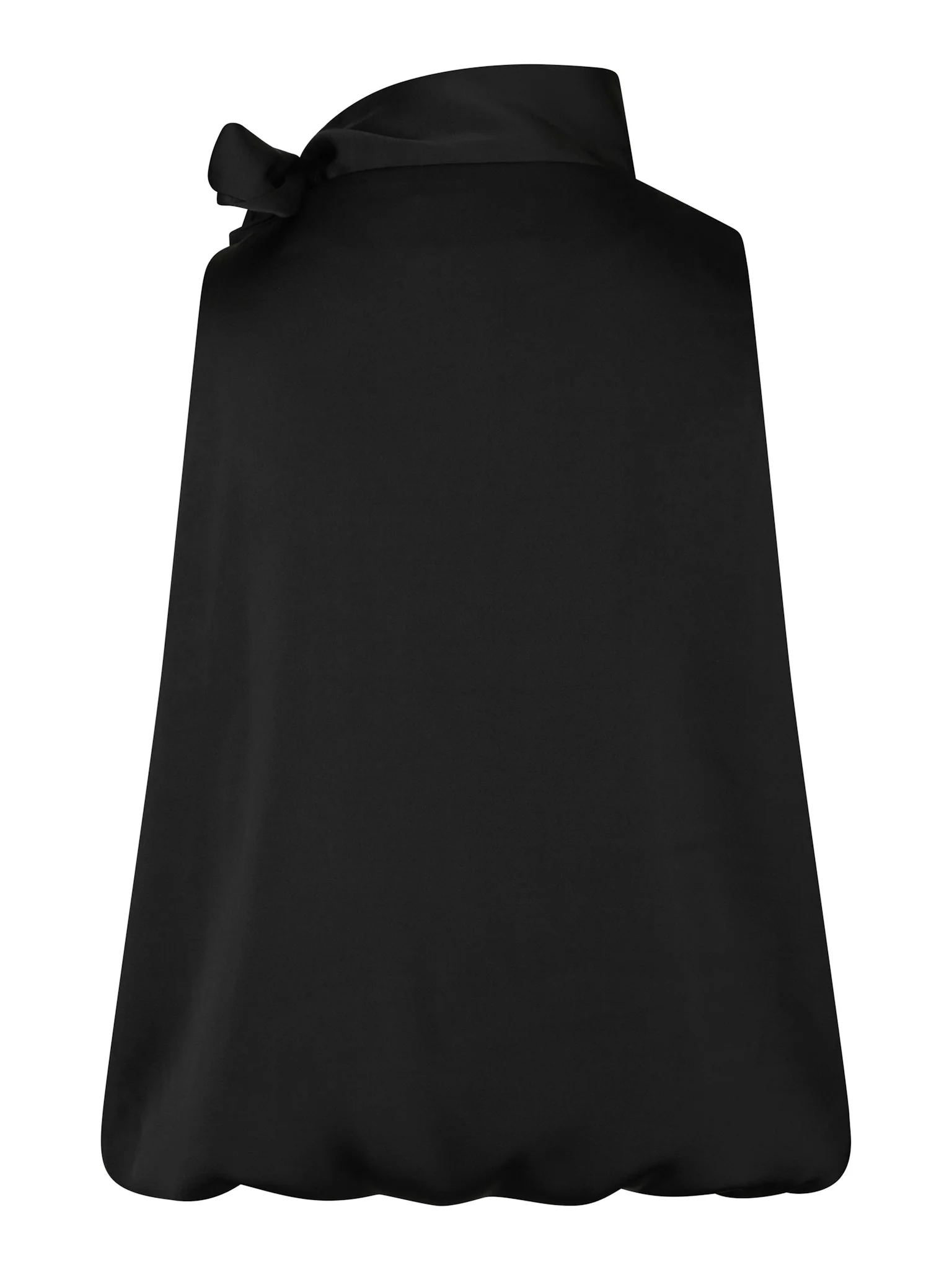 Neo Noir Veda Drapy Satin Top Black - Image 3