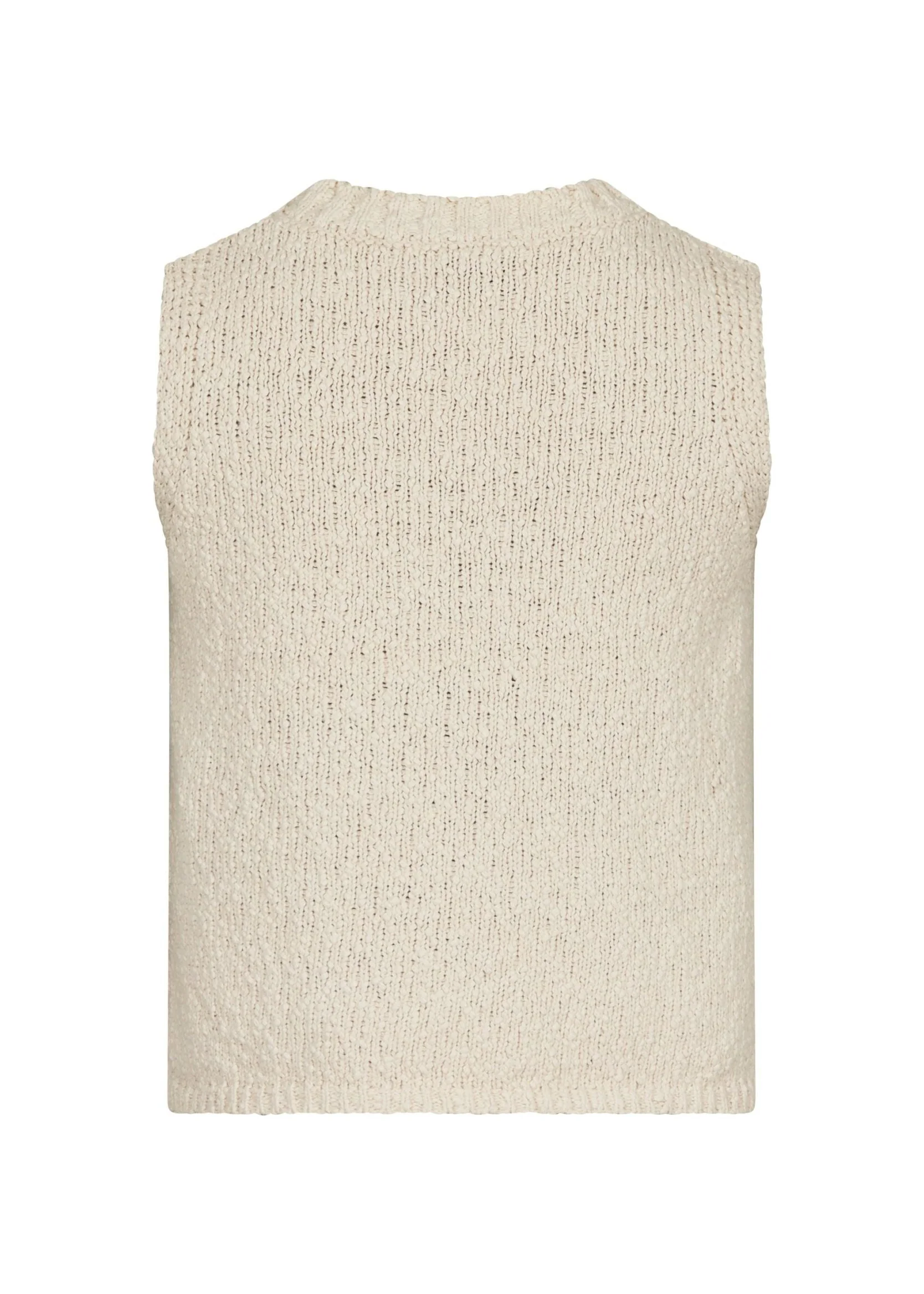 Neo Noir Virena Knit Vest sand - Image 4
