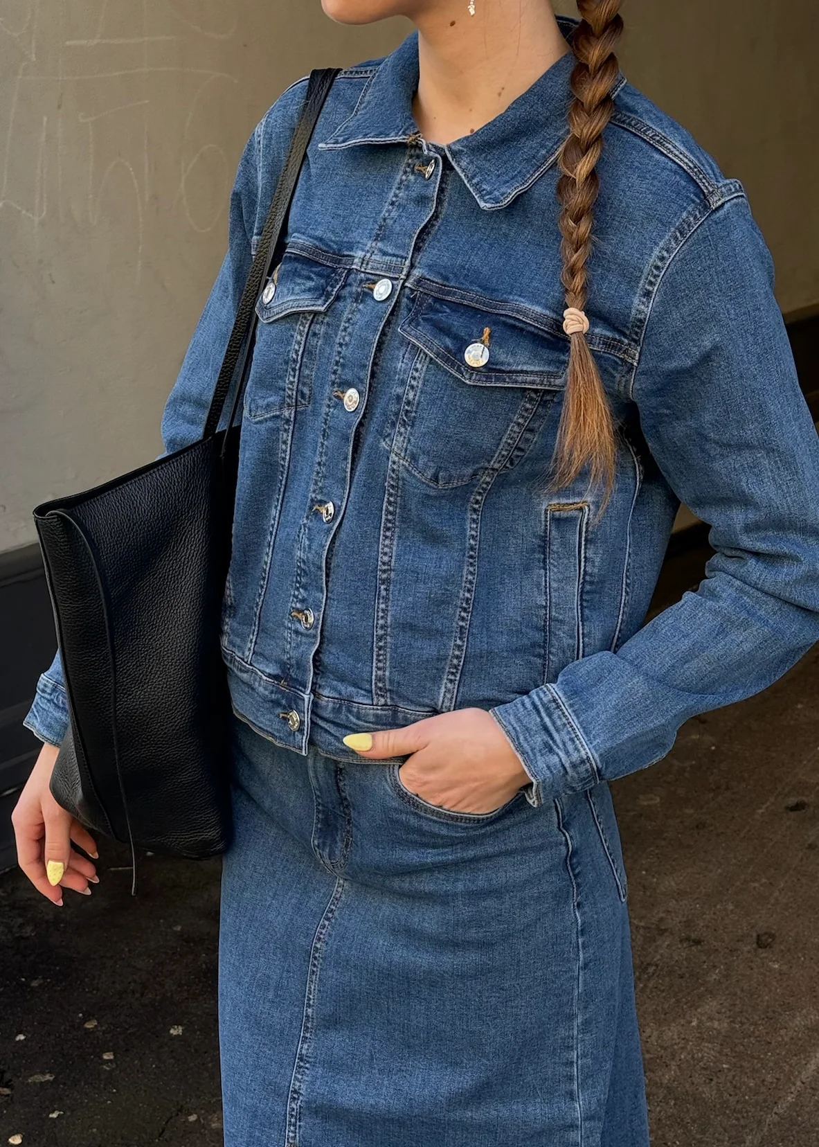 Part Two NicholiaPW Jacket Medium Dark Blue Denim - Image 3