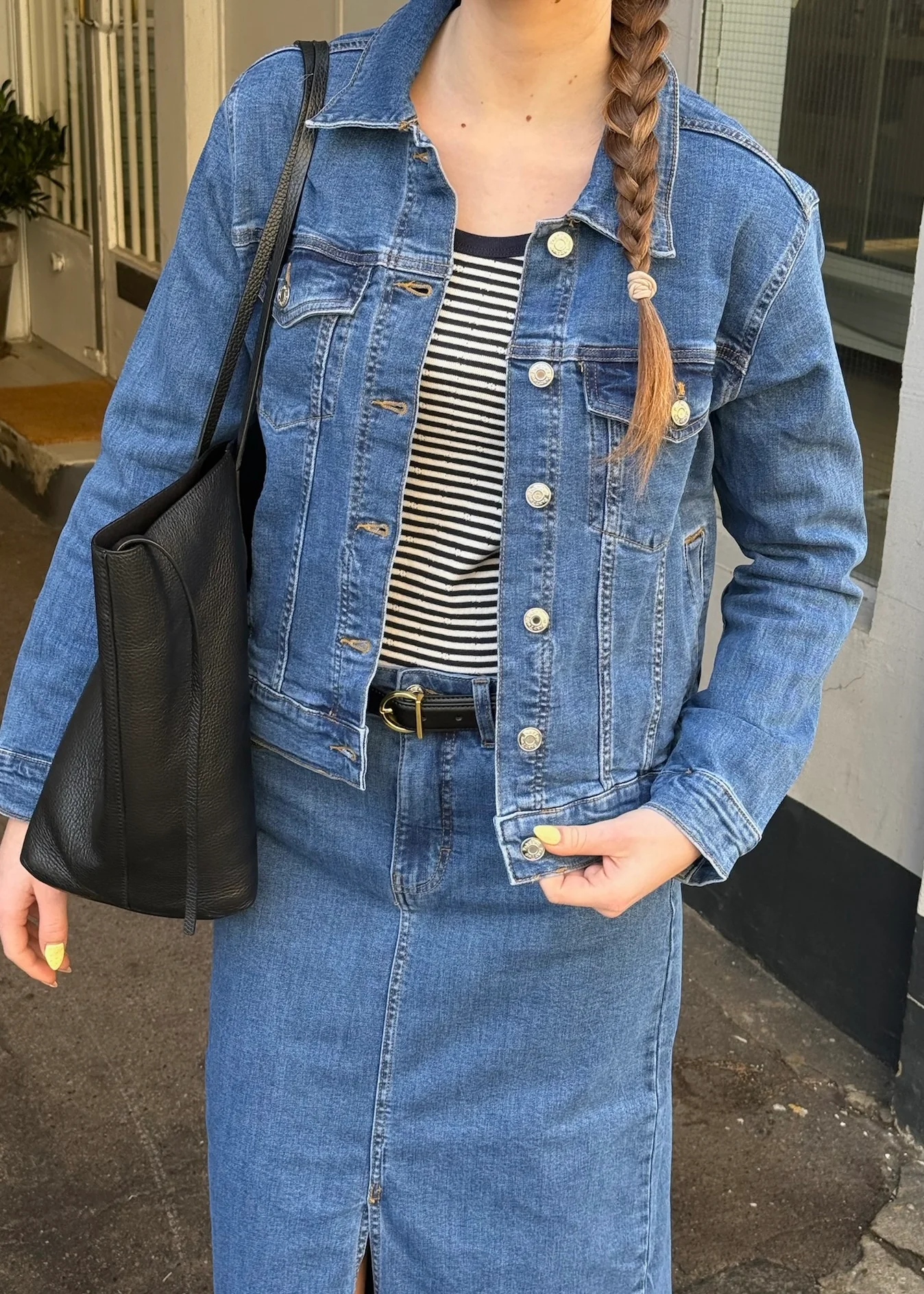 Part Two NicholiaPW Jacket Medium Dark Blue Denim - Image 4