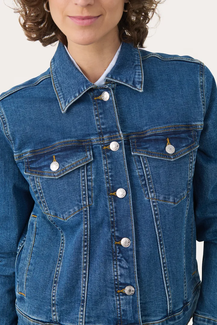 Part Two NicholiaPW Jacket Medium Dark Blue Denim - Image 5