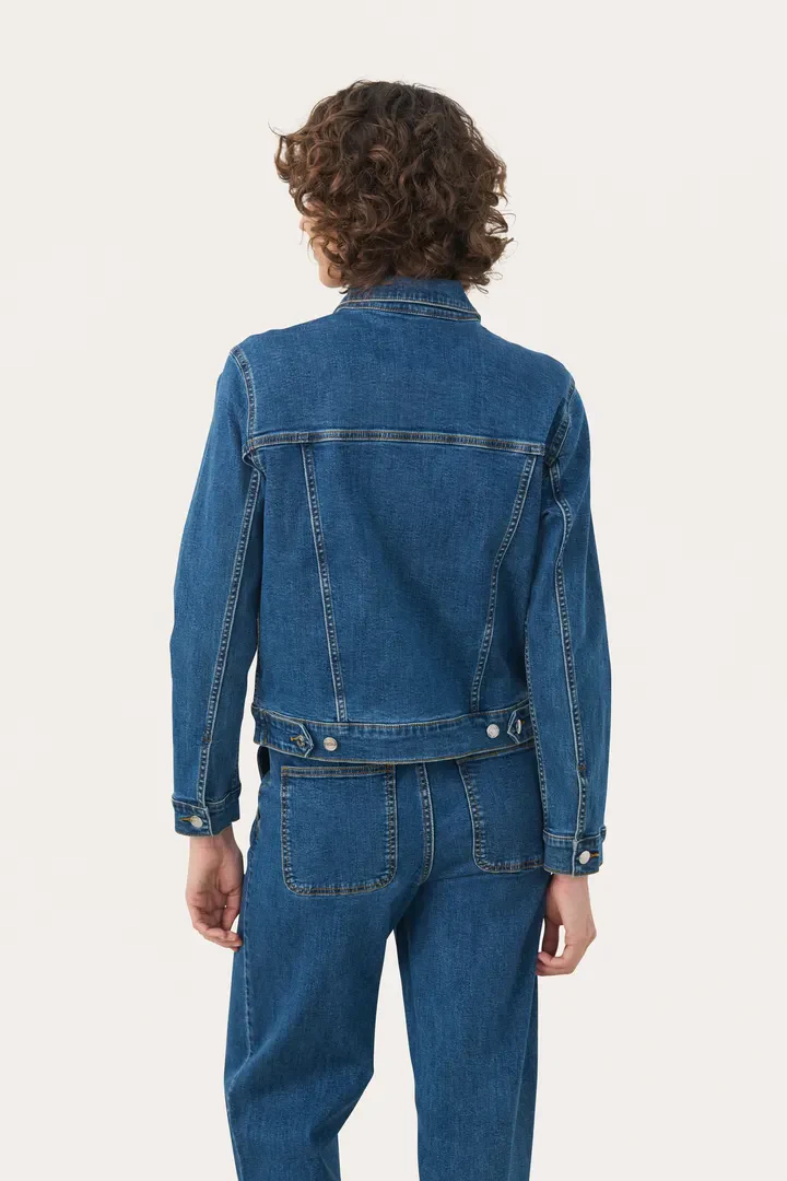 Part Two NicholiaPW Jacket Medium Dark Blue Denim - Image 7