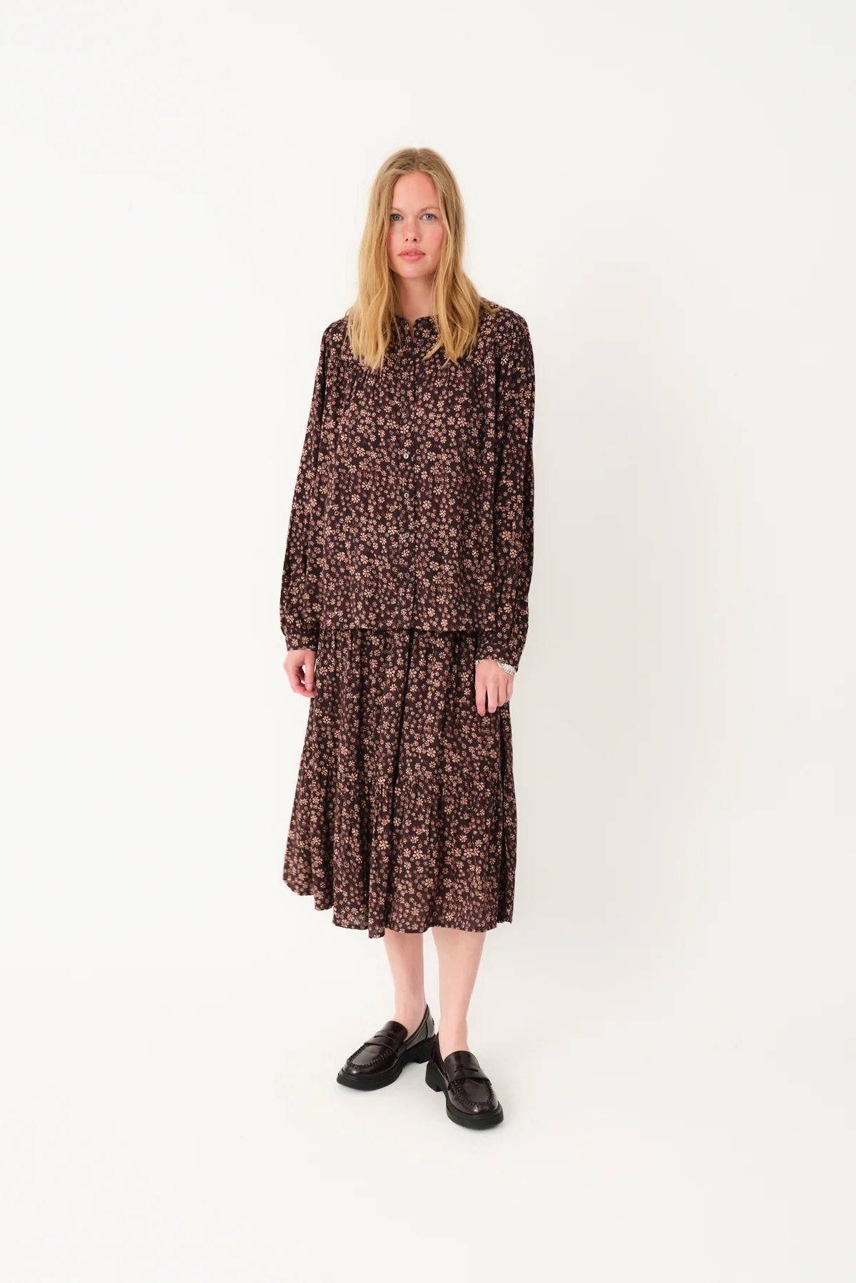Lollys Laundry NickyLL Shirt LS 87 Dark Mokka - Image 3