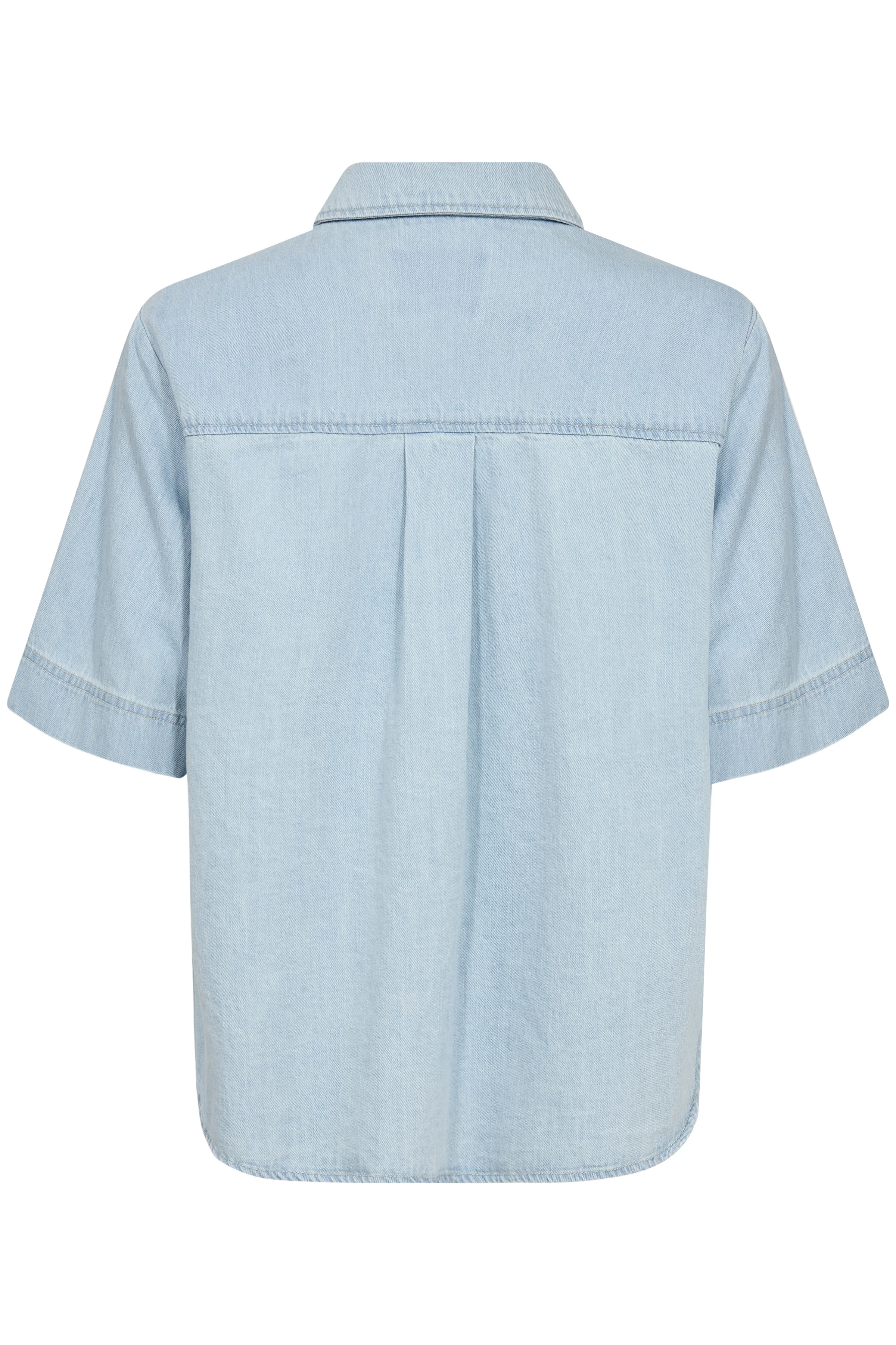 Part Two NiclaPW Shirt Whiteish Blue Denim - Image 7
