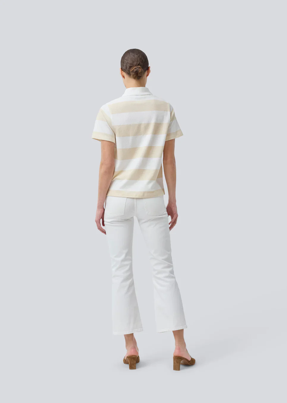 Modström Nobumd polo Beige Stripe - Image 4