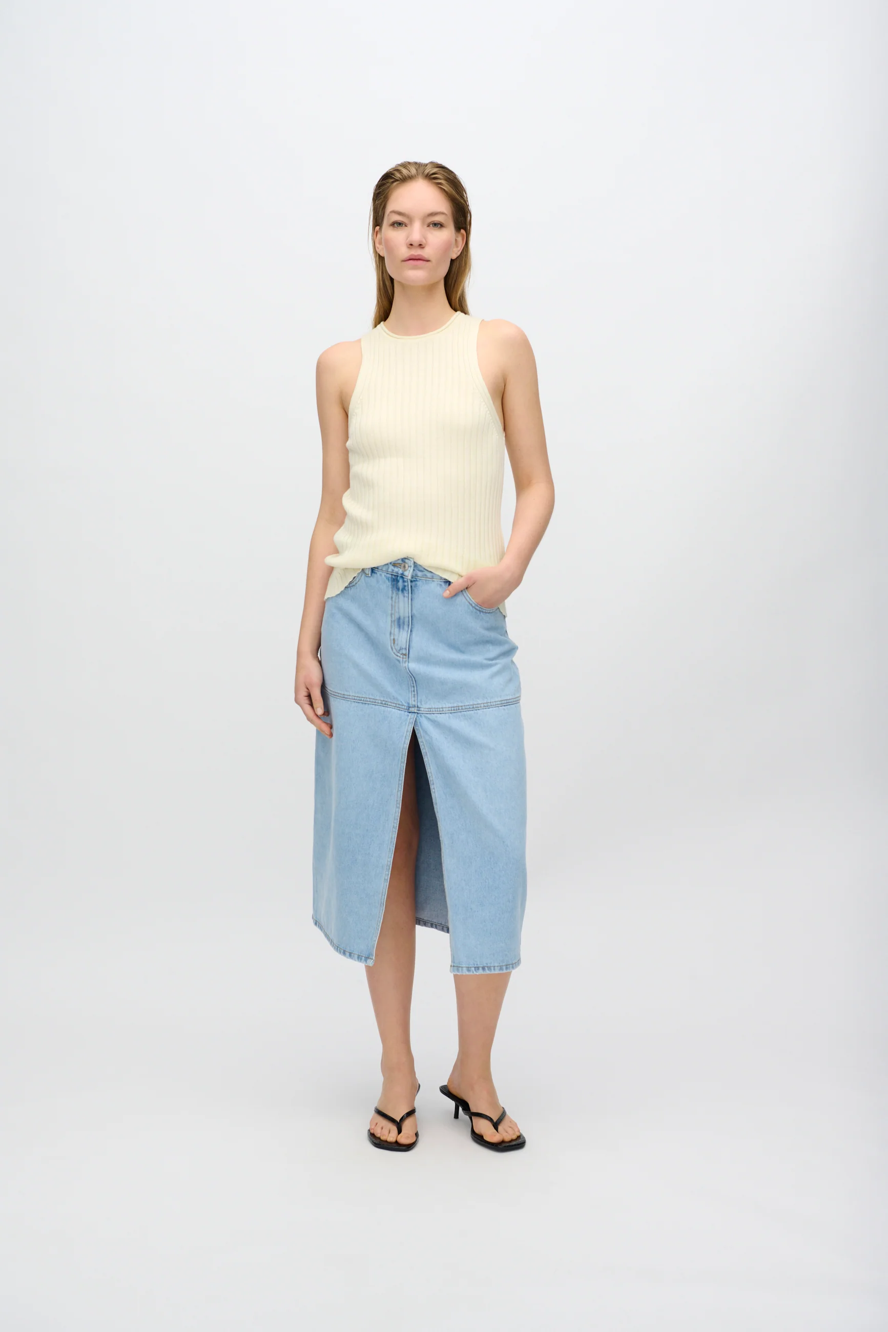Minimum Nova tank top butter cream - Image 3
