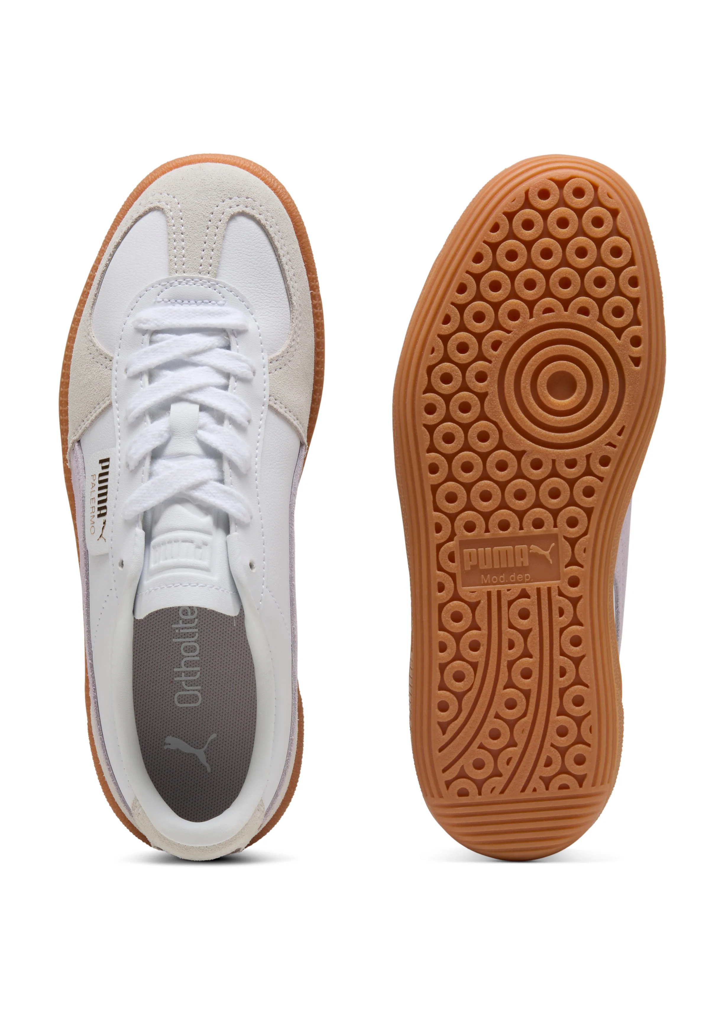 Puma Palermo Lth white lilac - Image 4