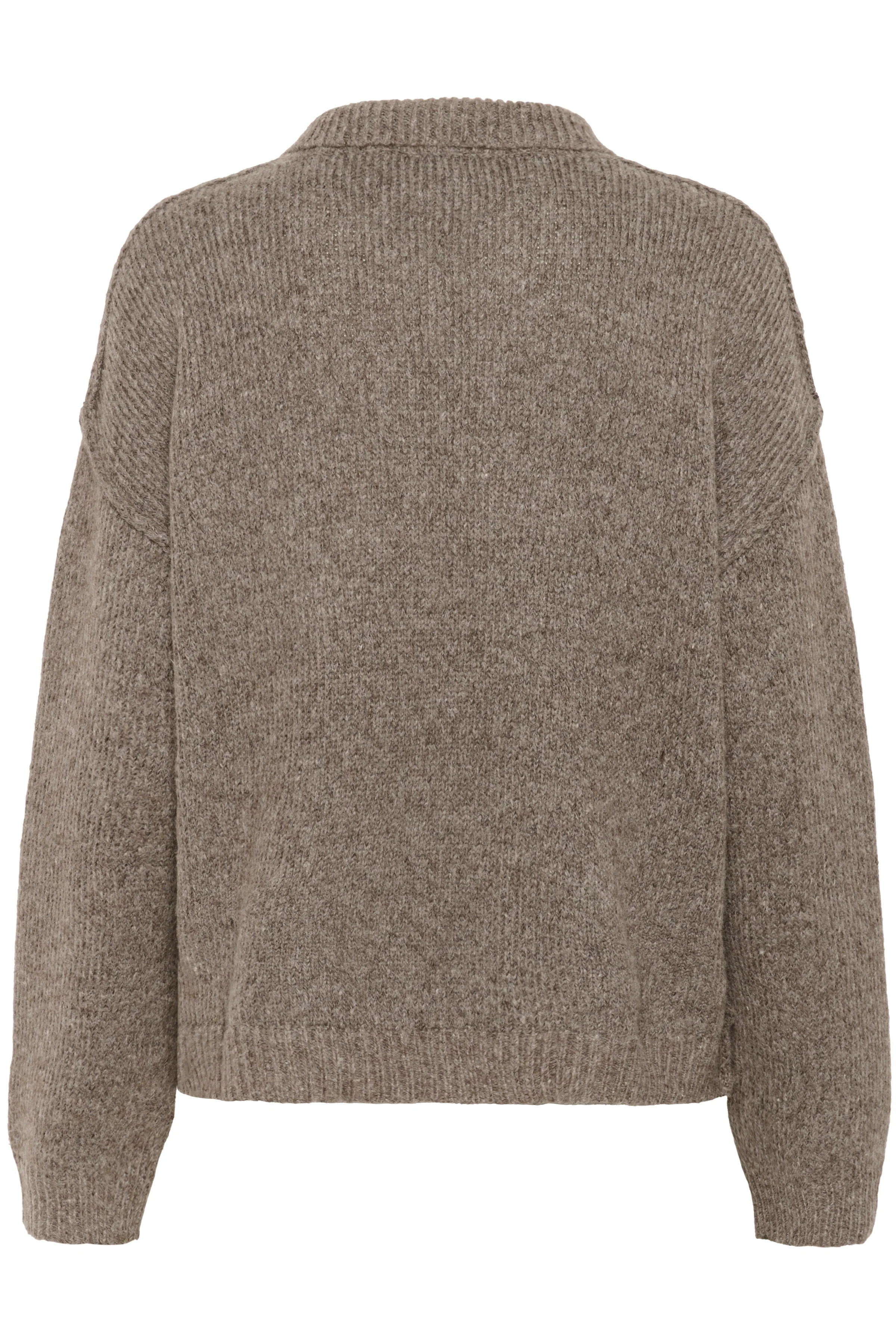 My Essential Wardrobe PalomaMW Polo Pullover Brown melange - Image 7