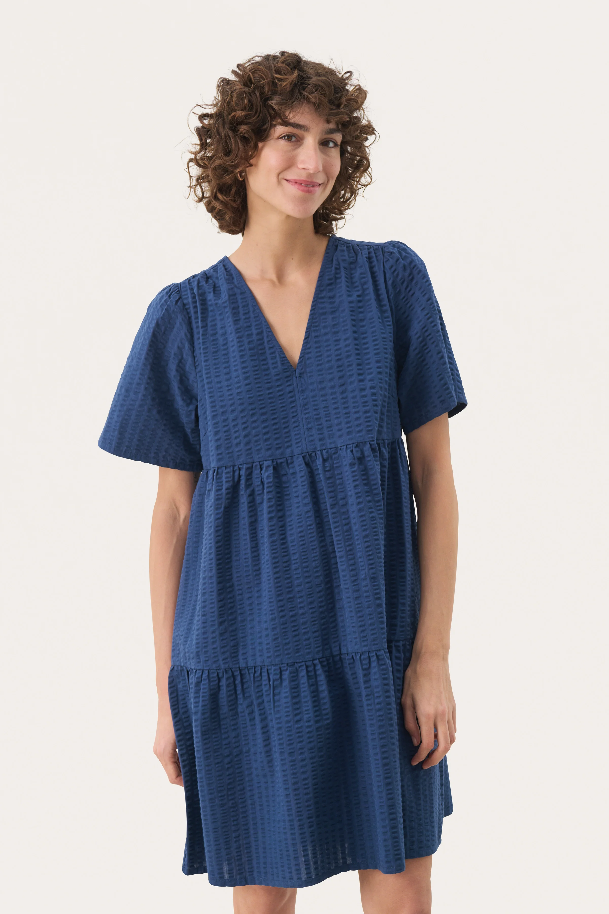 Part two PamiaPW Dress Oceana (blå) - Image 3