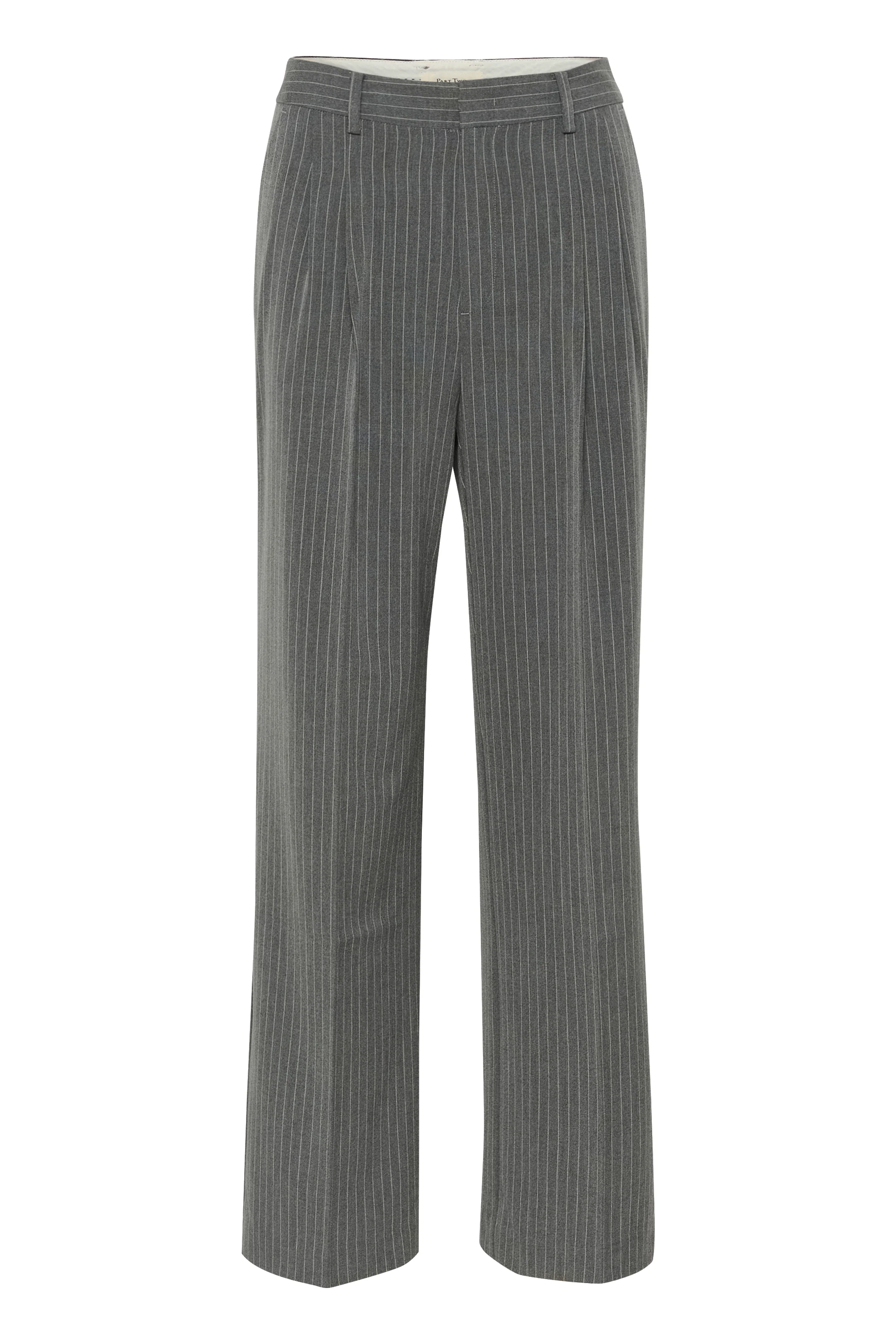 Part Two CherraPW Pants Gray Flannel Pins - Image 3