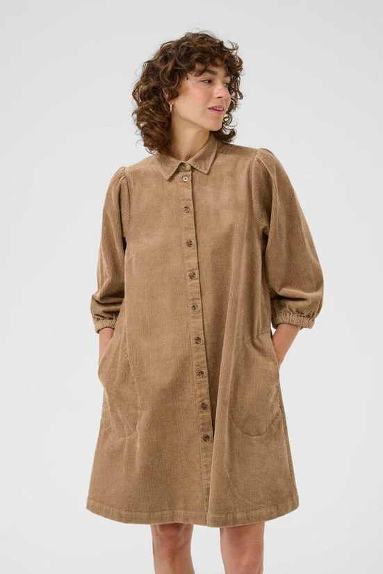 Part Two EleinaPW Dress Tigers Eye (lys brun) - Image 5
