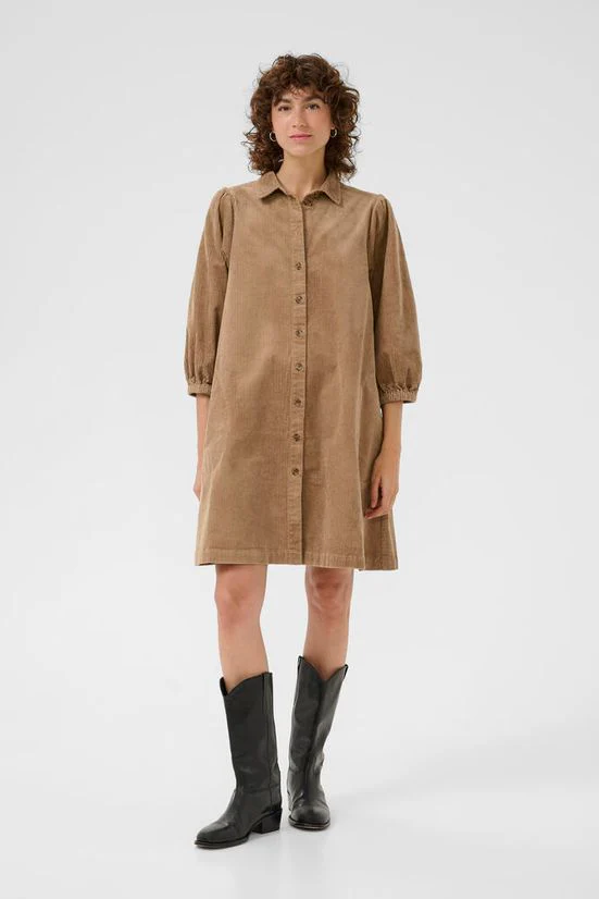 Part Two EleinaPW Dress Tigers Eye (lys brun) - Image 6